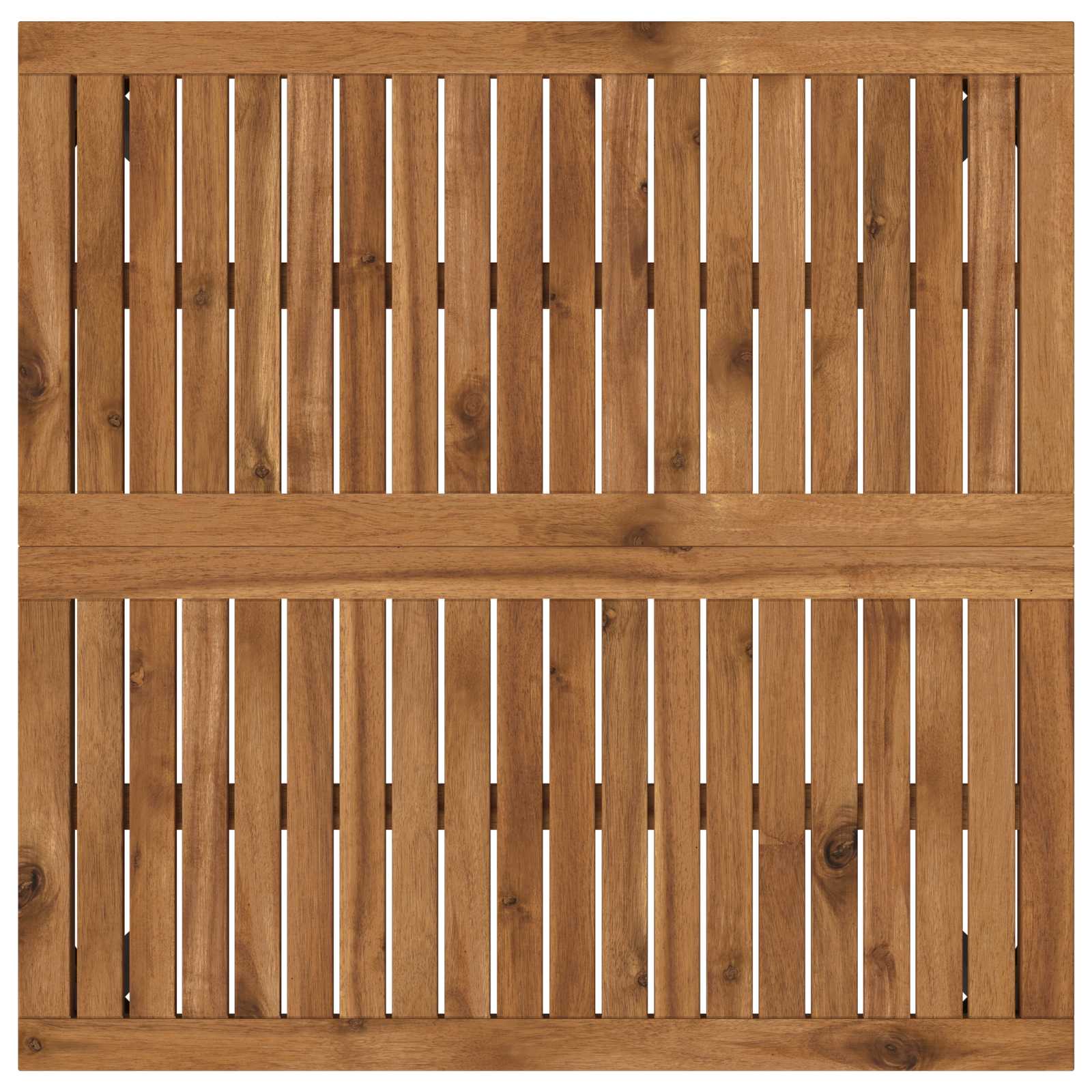 vidaXL Stolik kawowy Naturalny i czarny 80 x 80,5 x 45 cm