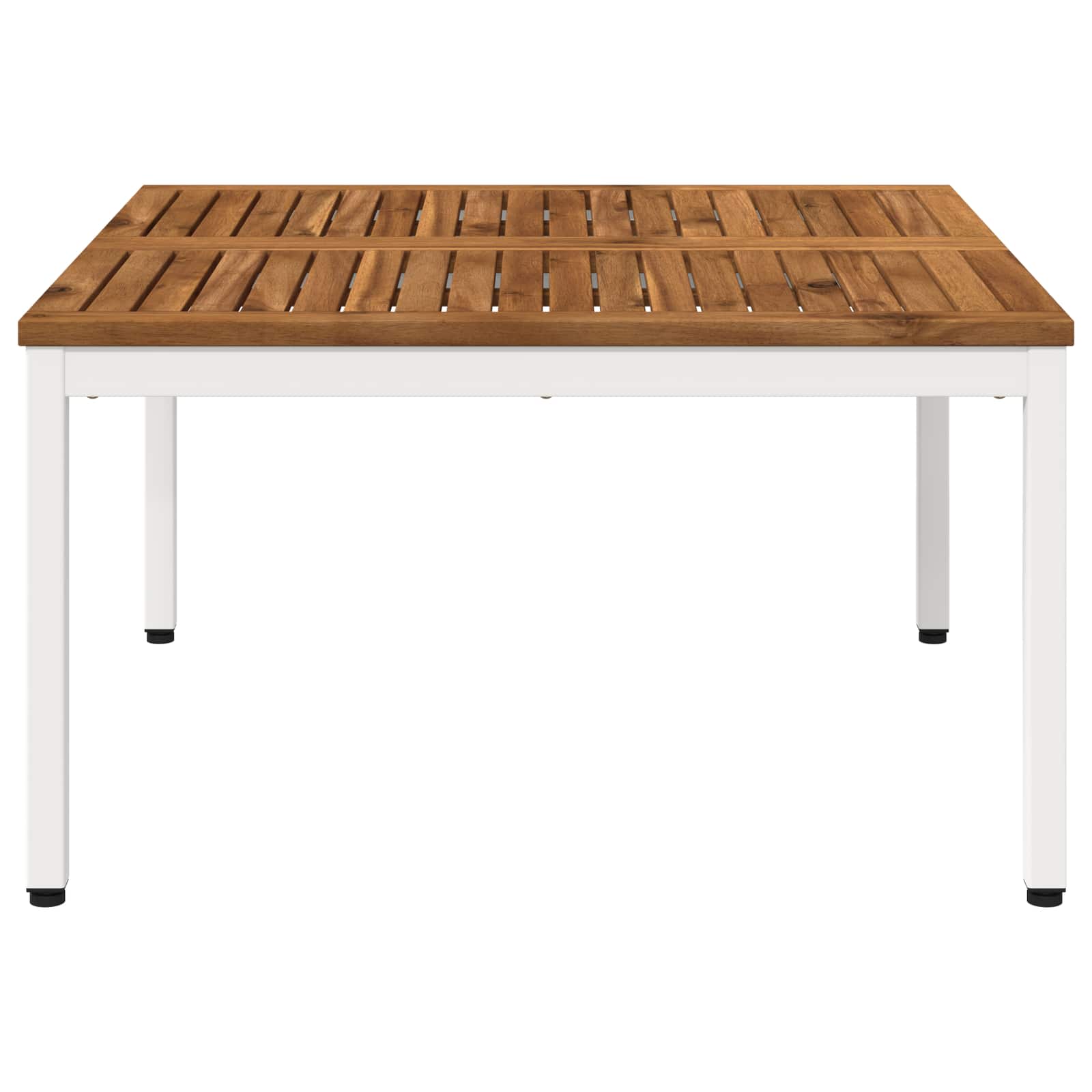 vidaXL Stolik kawowy Naturalne i białe 80 x 80,5 x 45 cm