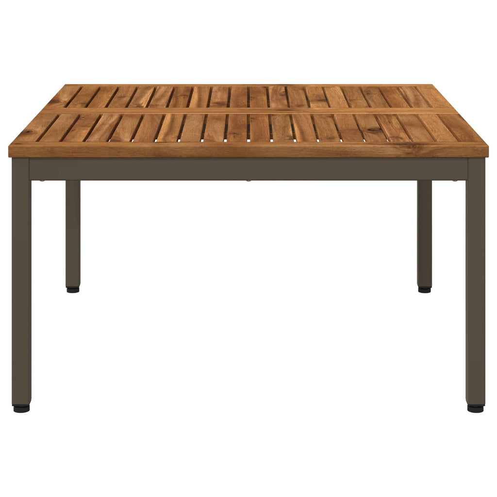 vidaXL Stolik kawowy Naturalny i kawowy 80 x 80,5 x 45 cm