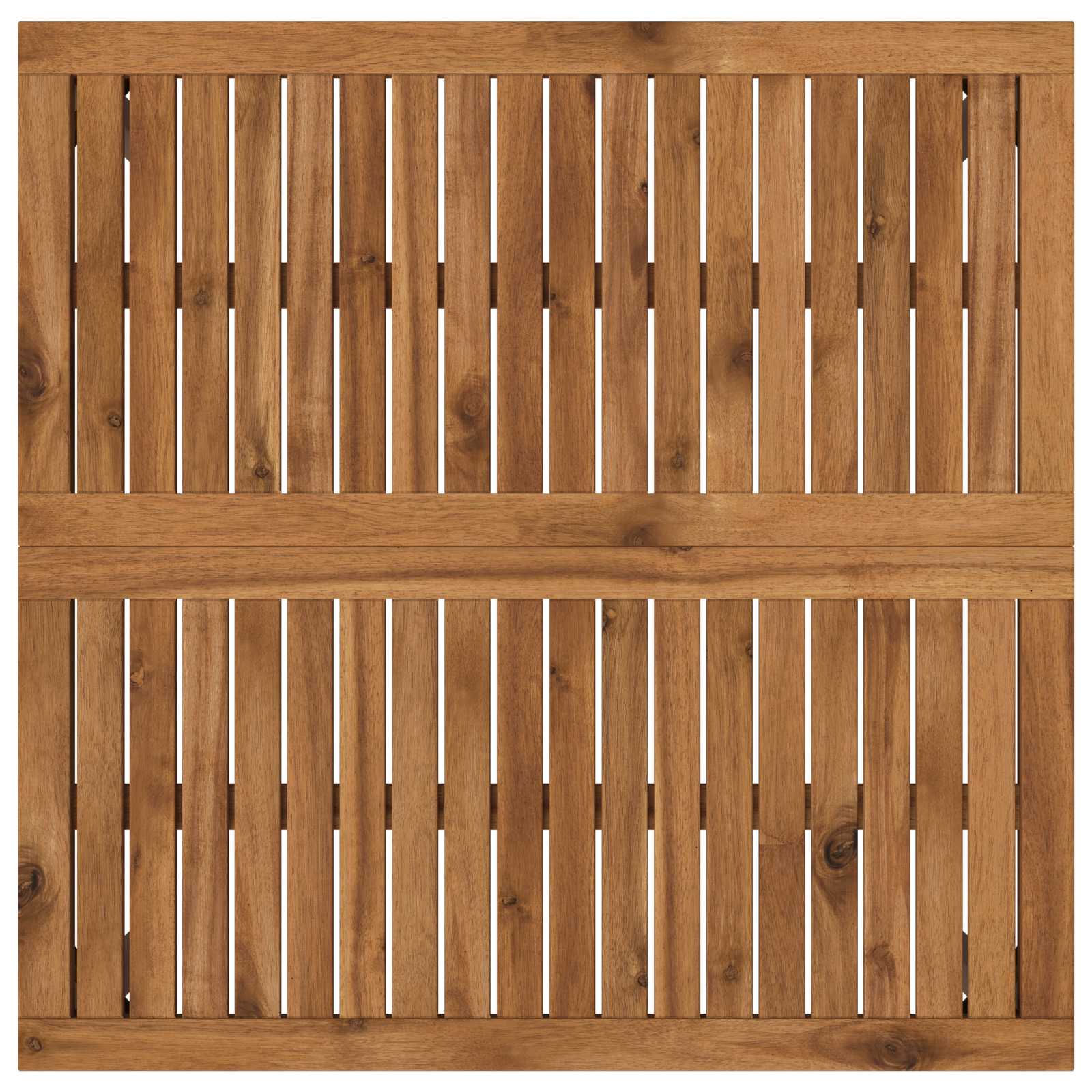 vidaXL Stolik kawowy Naturalny i kawowy 80 x 80,5 x 45 cm