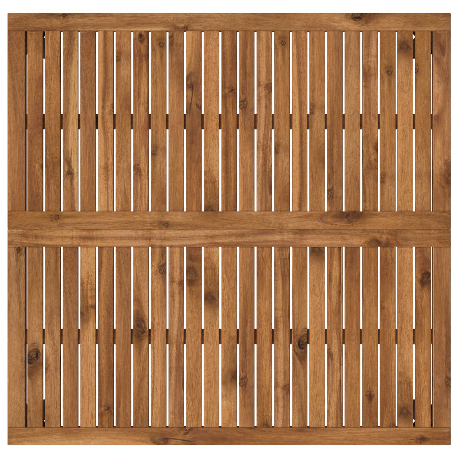 vidaXL Stolik kawowy Naturalny i czarny 100 x 100,5 x 45 cm