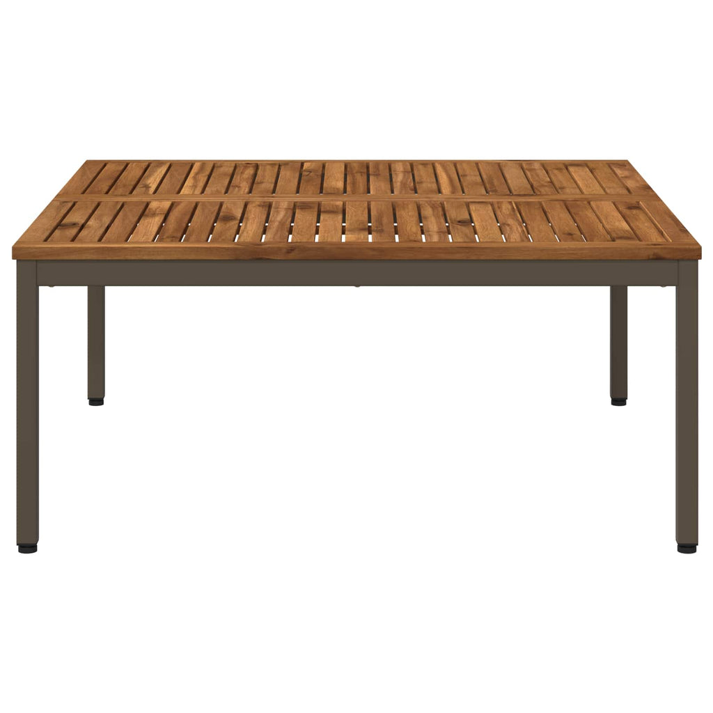 vidaXL Stolik kawowy Naturalny i kawowy 100 x 100,5 x 45 cm