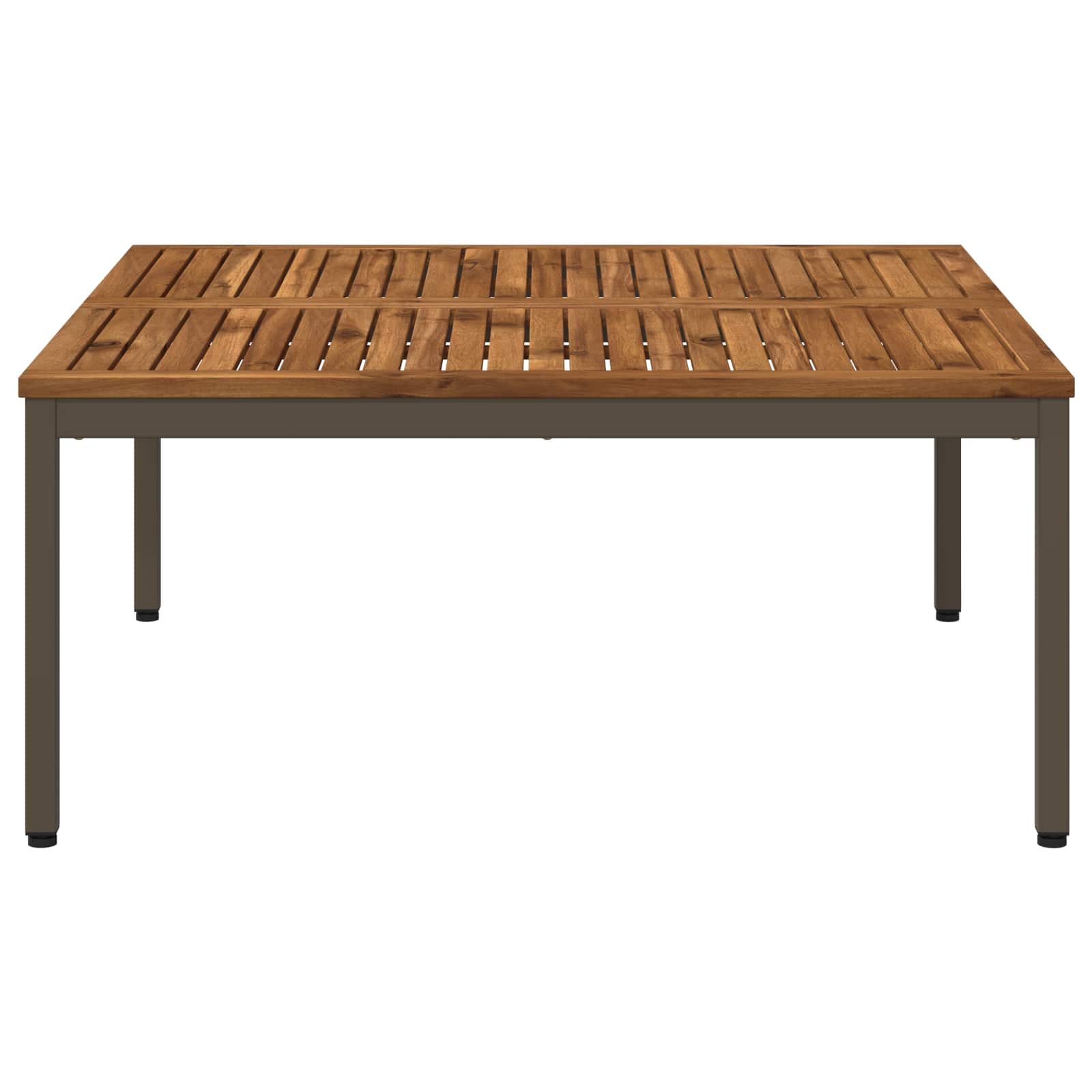 vidaXL Stolik kawowy Naturalny i kawowy 100 x 100,5 x 45 cm