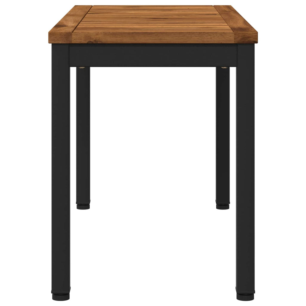vidaXL Ławka ogrodowa 80,5 x 35 x 45 cm Lite Drewno Akacji Prostokątny