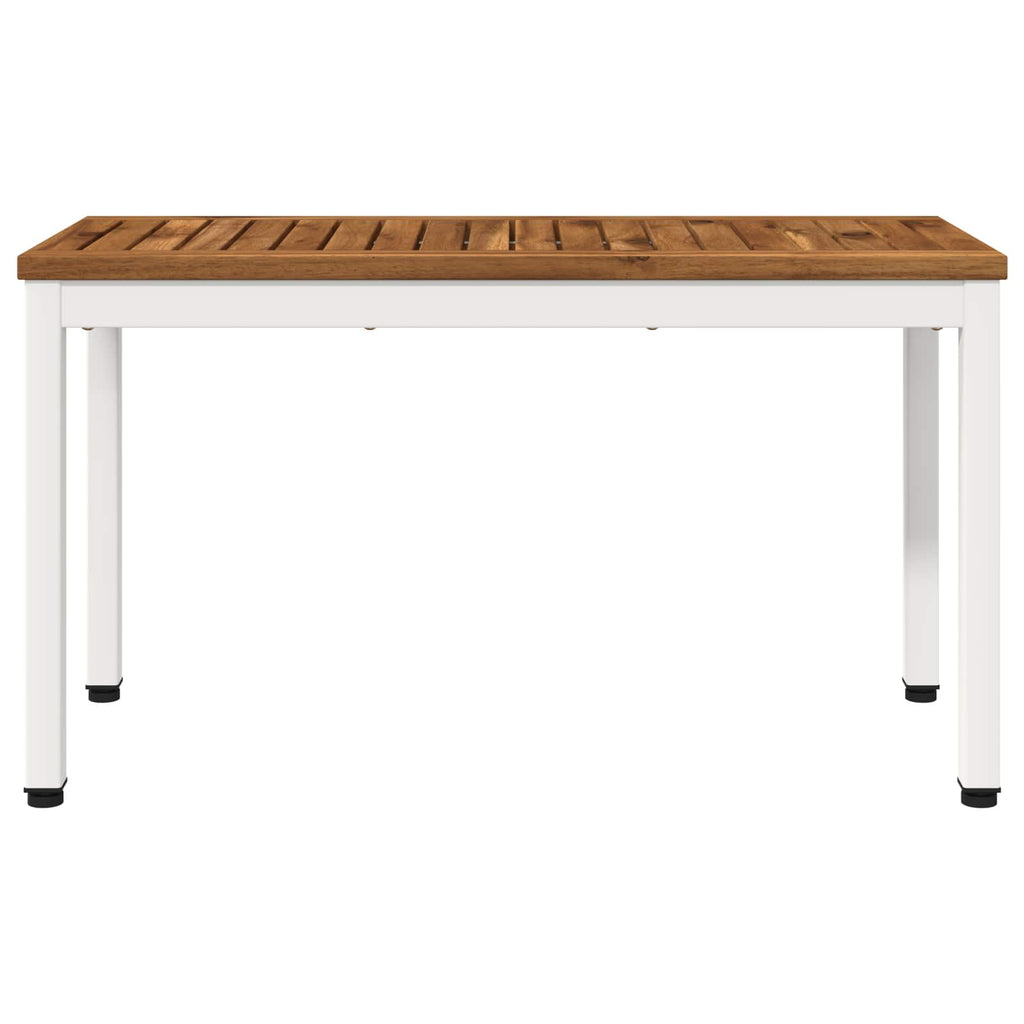vidaXL Ławka ogrodowa 80,5 x 35 x 45 cm Lite Drewno Akacji Prostokątny