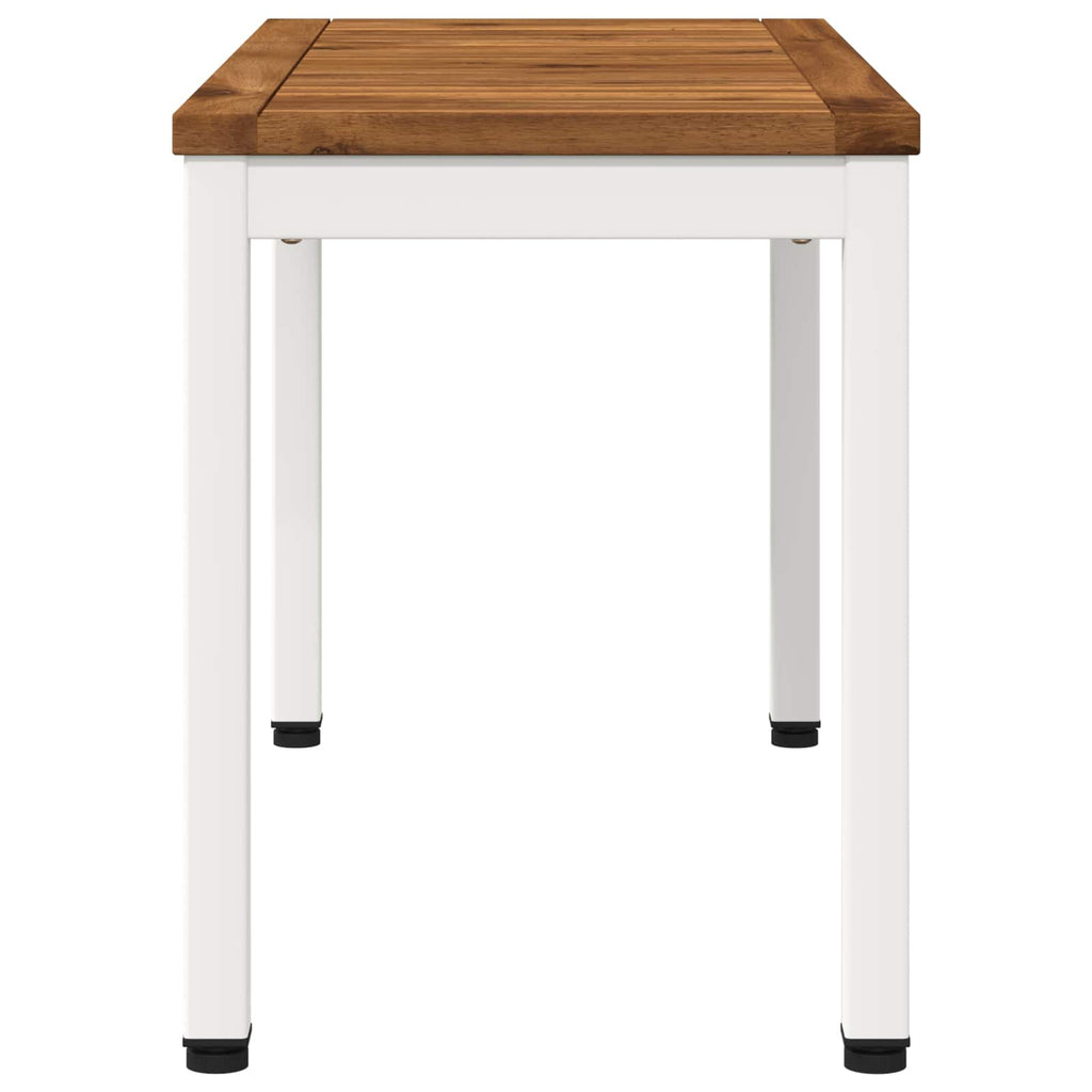 vidaXL Ławka ogrodowa 80,5 x 35 x 45 cm Lite Drewno Akacji Prostokątny