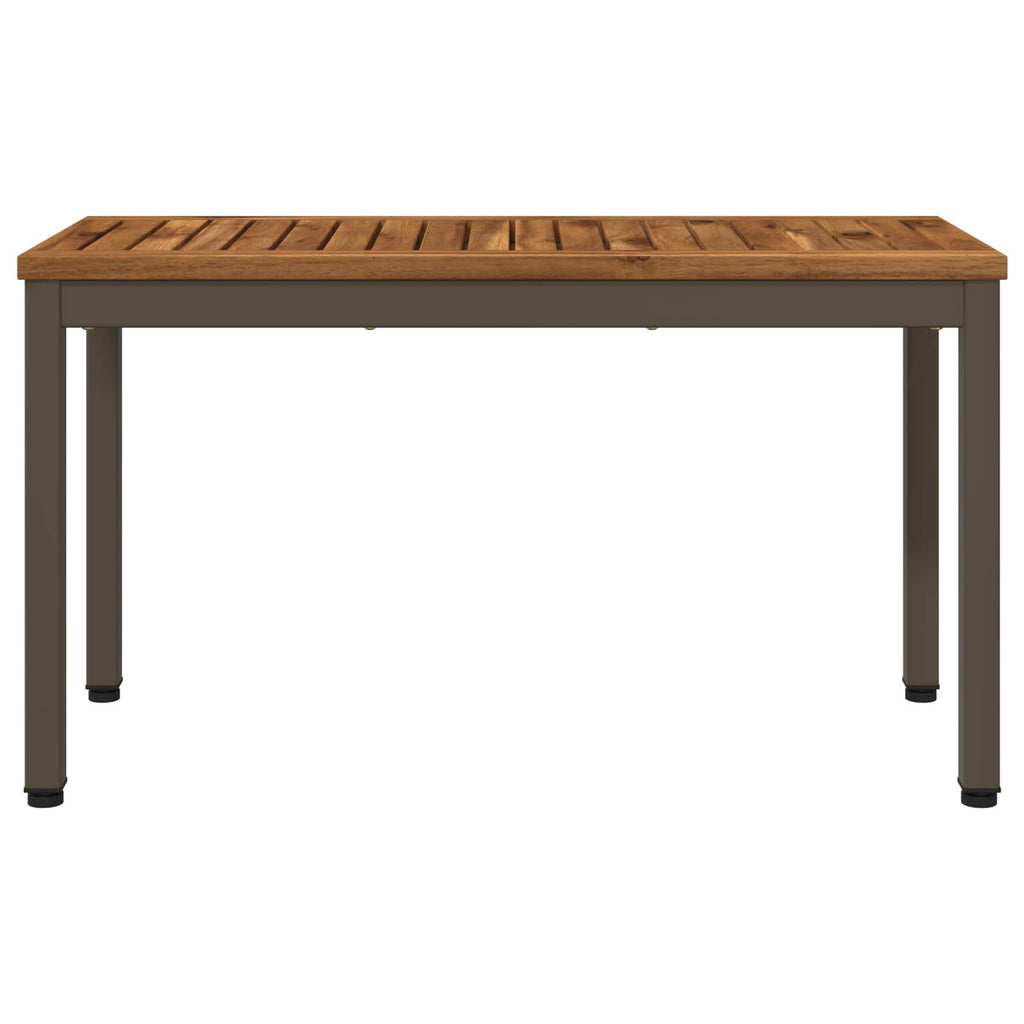 vidaXL Ławka ogrodowa 80,5 x 35 x 45 cm Lite Drewno Akacji Prostokątny