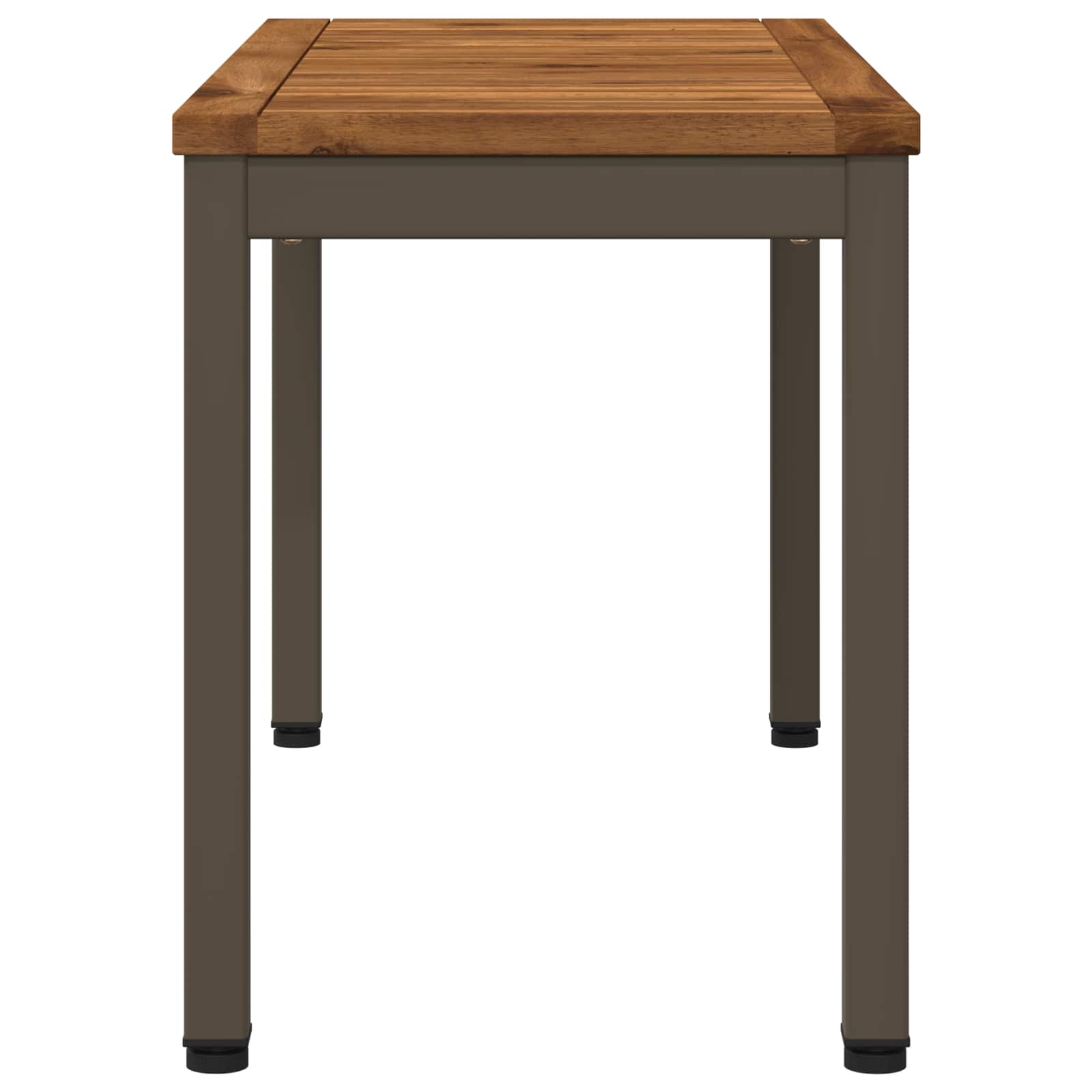 vidaXL Ławka ogrodowa 80,5 x 35 x 45 cm Lite Drewno Akacji Prostokątny
