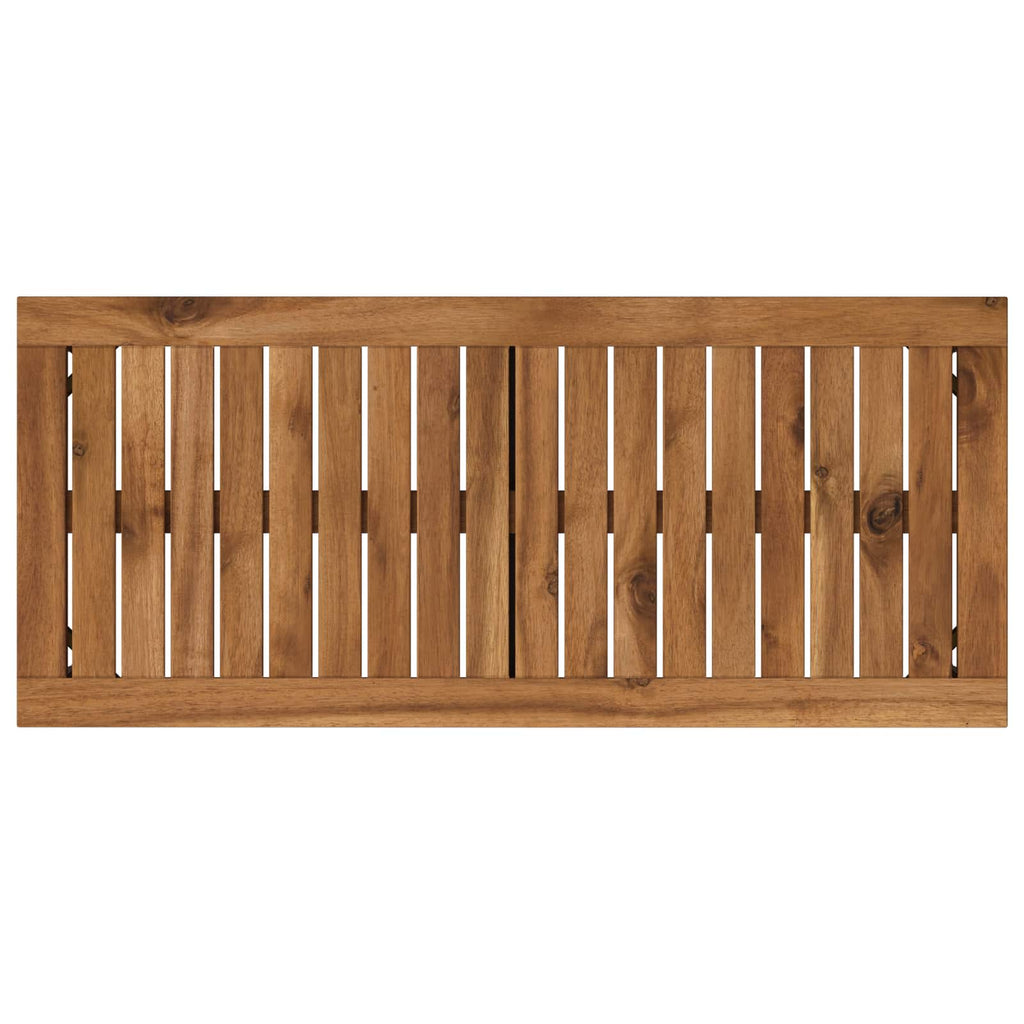 vidaXL Ławka ogrodowa 80,5 x 35 x 45 cm Lite Drewno Akacji Prostokątny