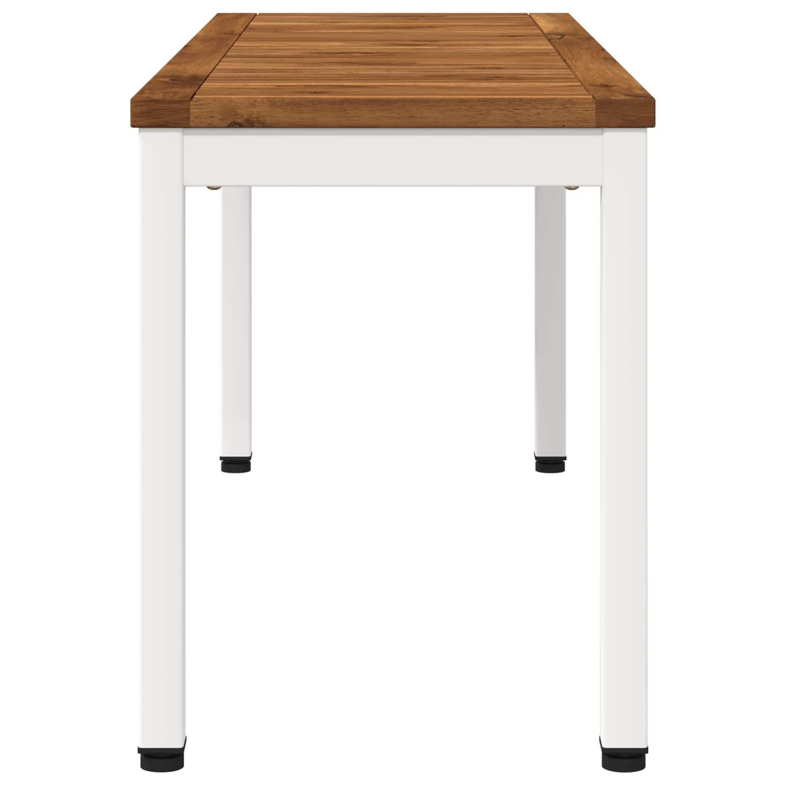 vidaXL Ławka ogrodowa 108,5 x 35 x 45 cm Lite Drewno Akacji