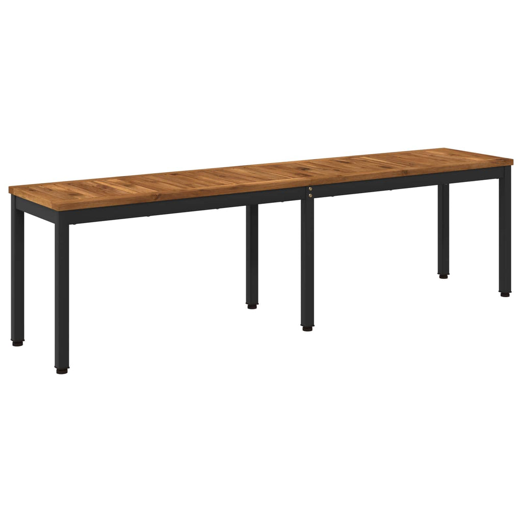 vidaXL Ławka ogrodowa 161 x 35 x 45 cm Lite Drewno Akacji Prostokątny