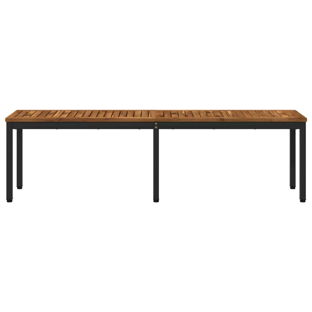 vidaXL Ławka ogrodowa 161 x 35 x 45 cm Lite Drewno Akacji Prostokątny