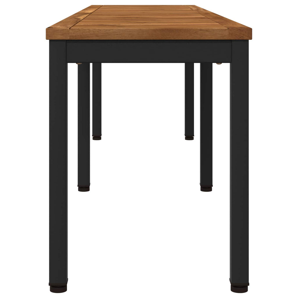 vidaXL Ławka ogrodowa 161 x 35 x 45 cm Lite Drewno Akacji Prostokątny