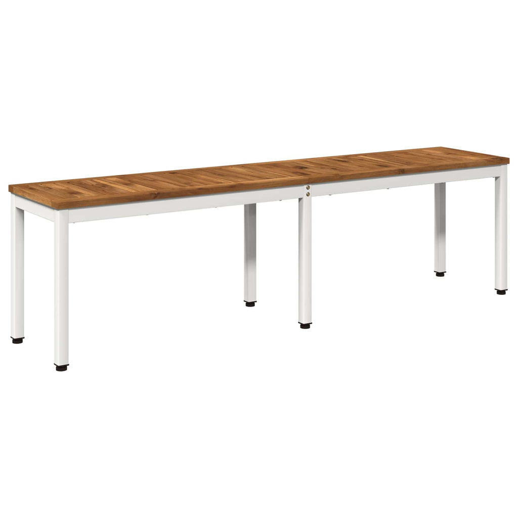vidaXL Ławka ogrodowa 161 x 35 x 45 cm Lite Drewno Akacji Prostokątny
