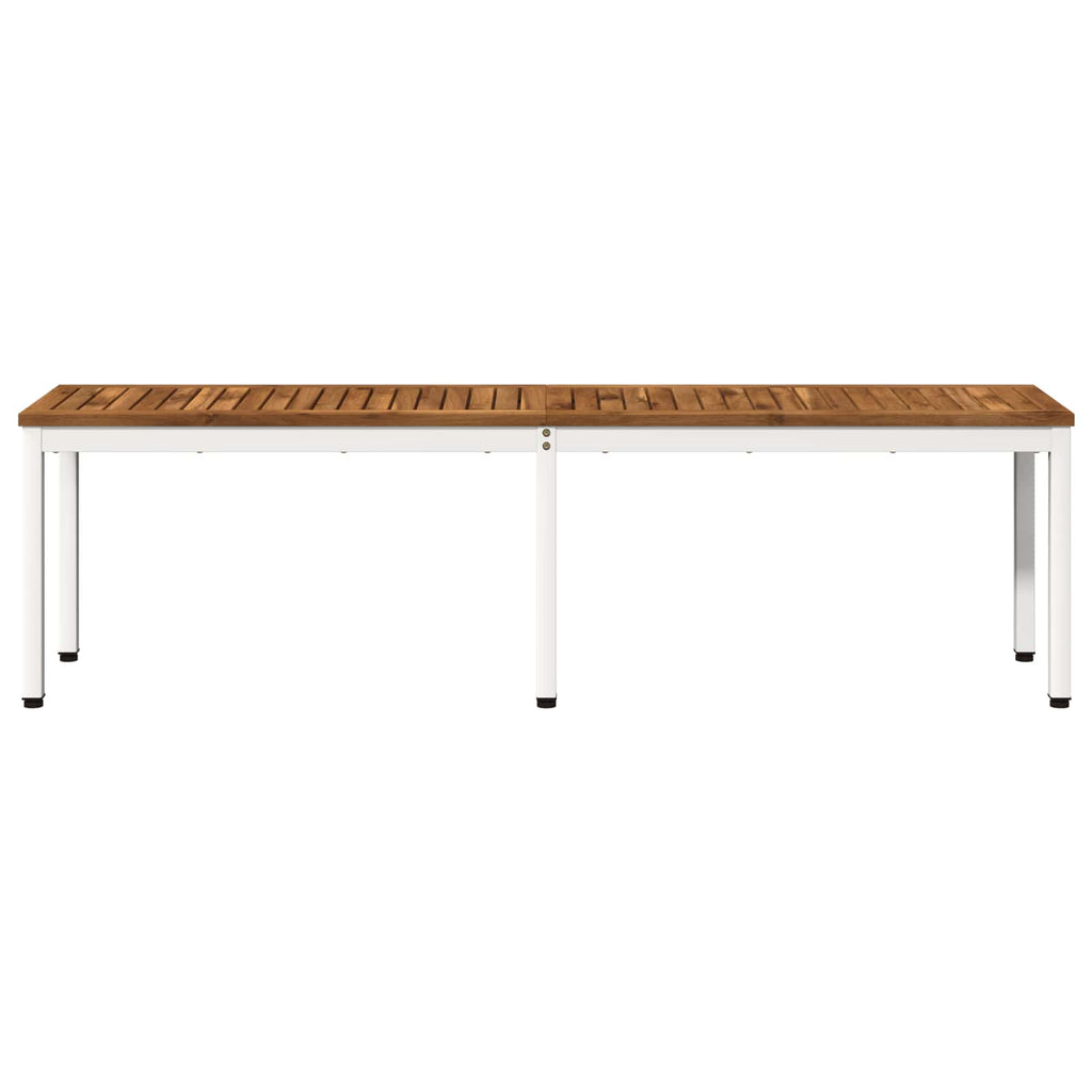 vidaXL Ławka ogrodowa 161 x 35 x 45 cm Lite Drewno Akacji Prostokątny