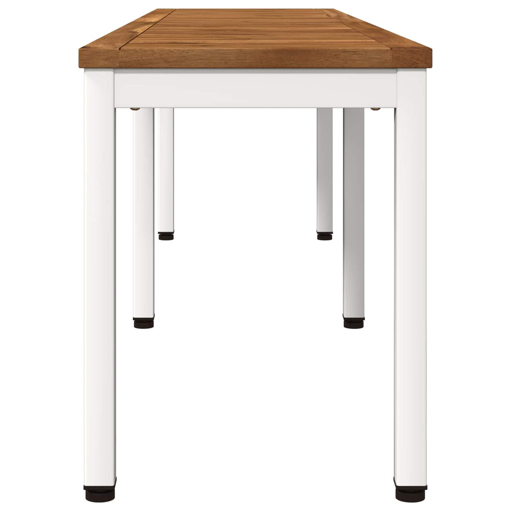 vidaXL Ławka ogrodowa 161 x 35 x 45 cm Lite Drewno Akacji Prostokątny
