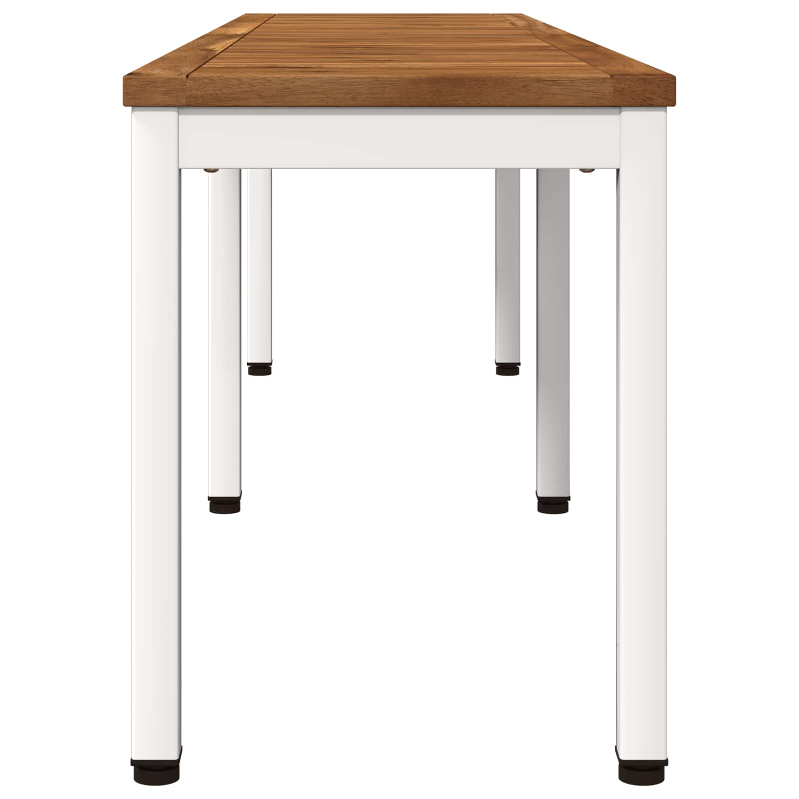 vidaXL Ławka ogrodowa 161 x 35 x 45 cm Lite Drewno Akacji Prostokątny