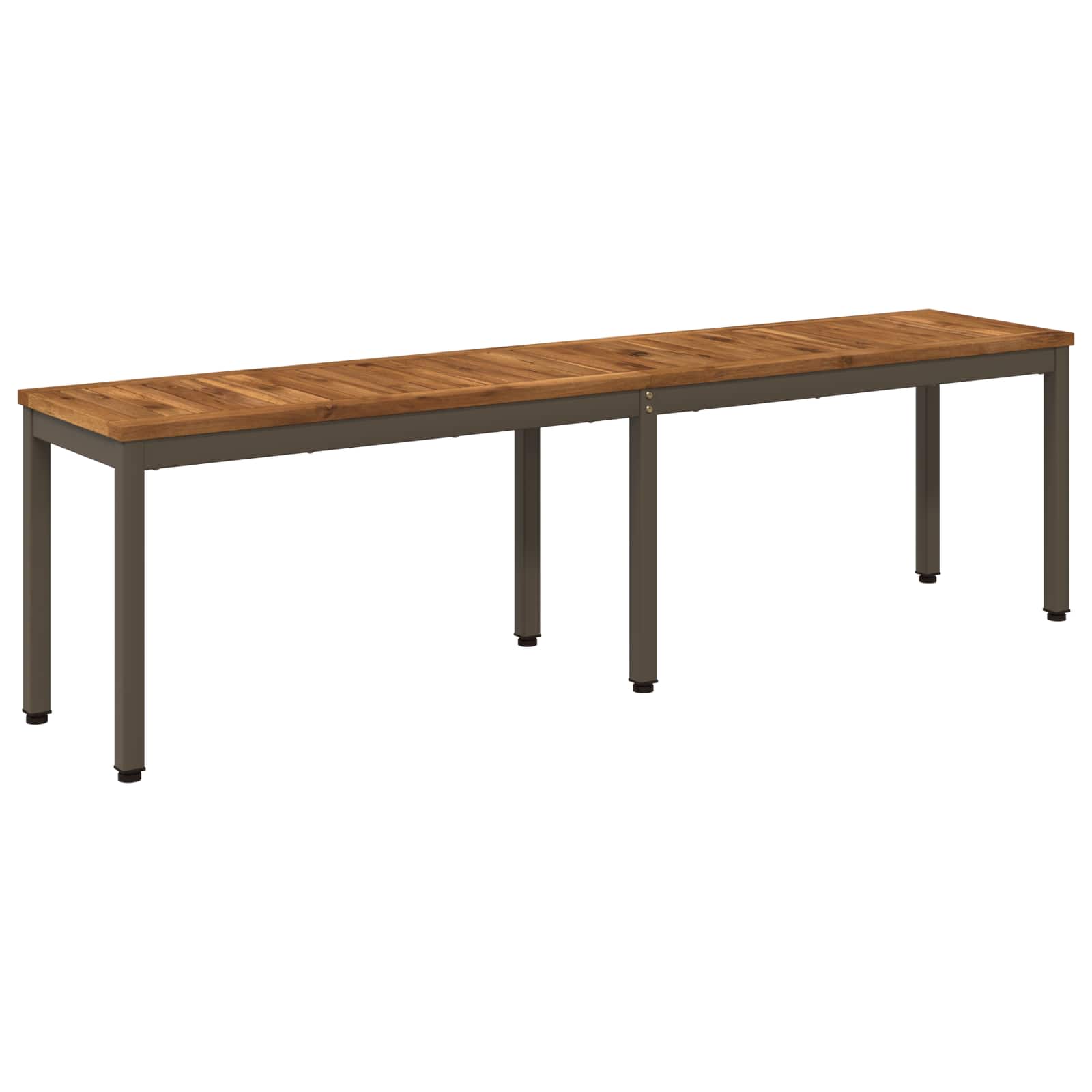 vidaXL Ławka ogrodowa 161 x 35 x 45 cm Lite Drewno Akacji Prostokątny