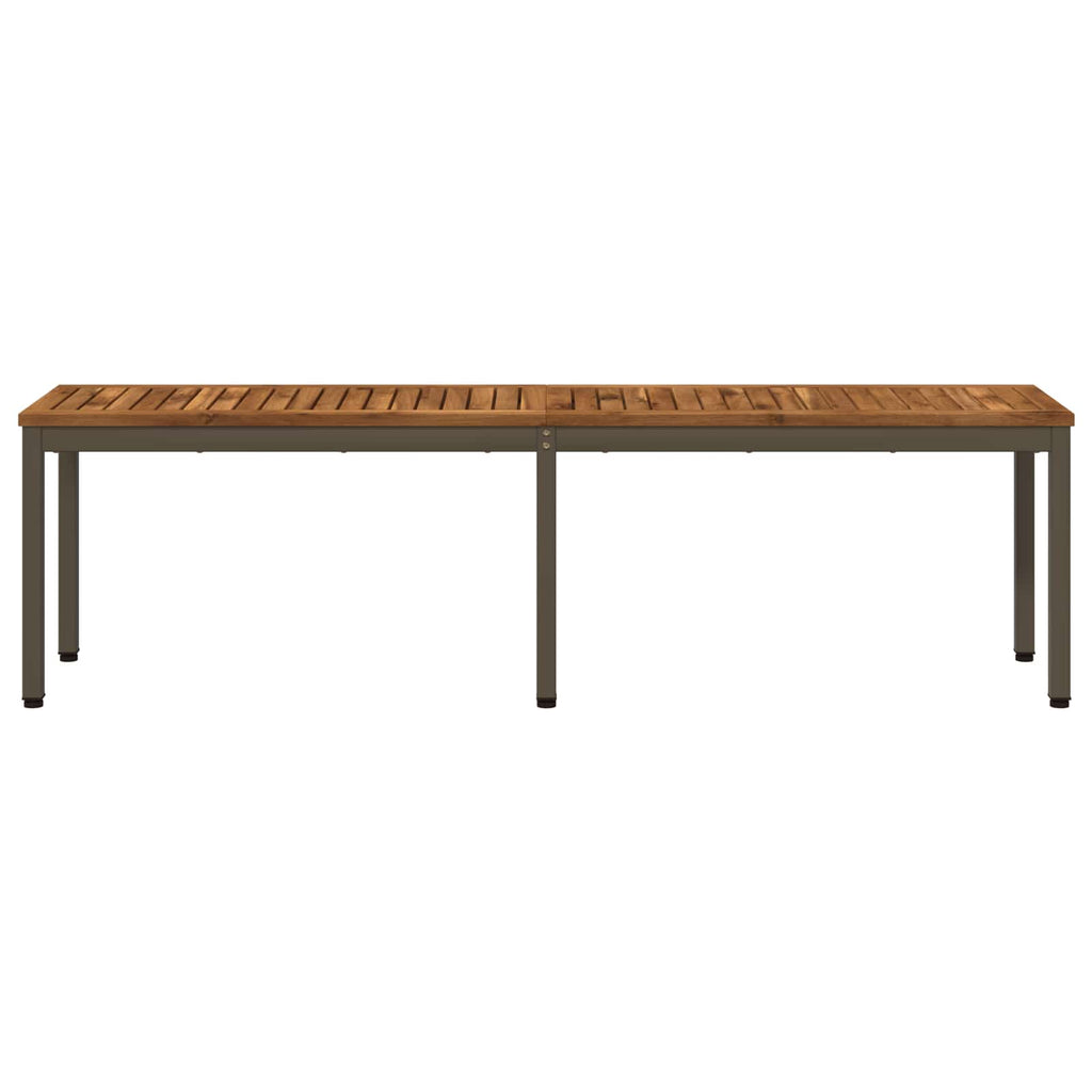 vidaXL Ławka ogrodowa 161 x 35 x 45 cm Lite Drewno Akacji Prostokątny