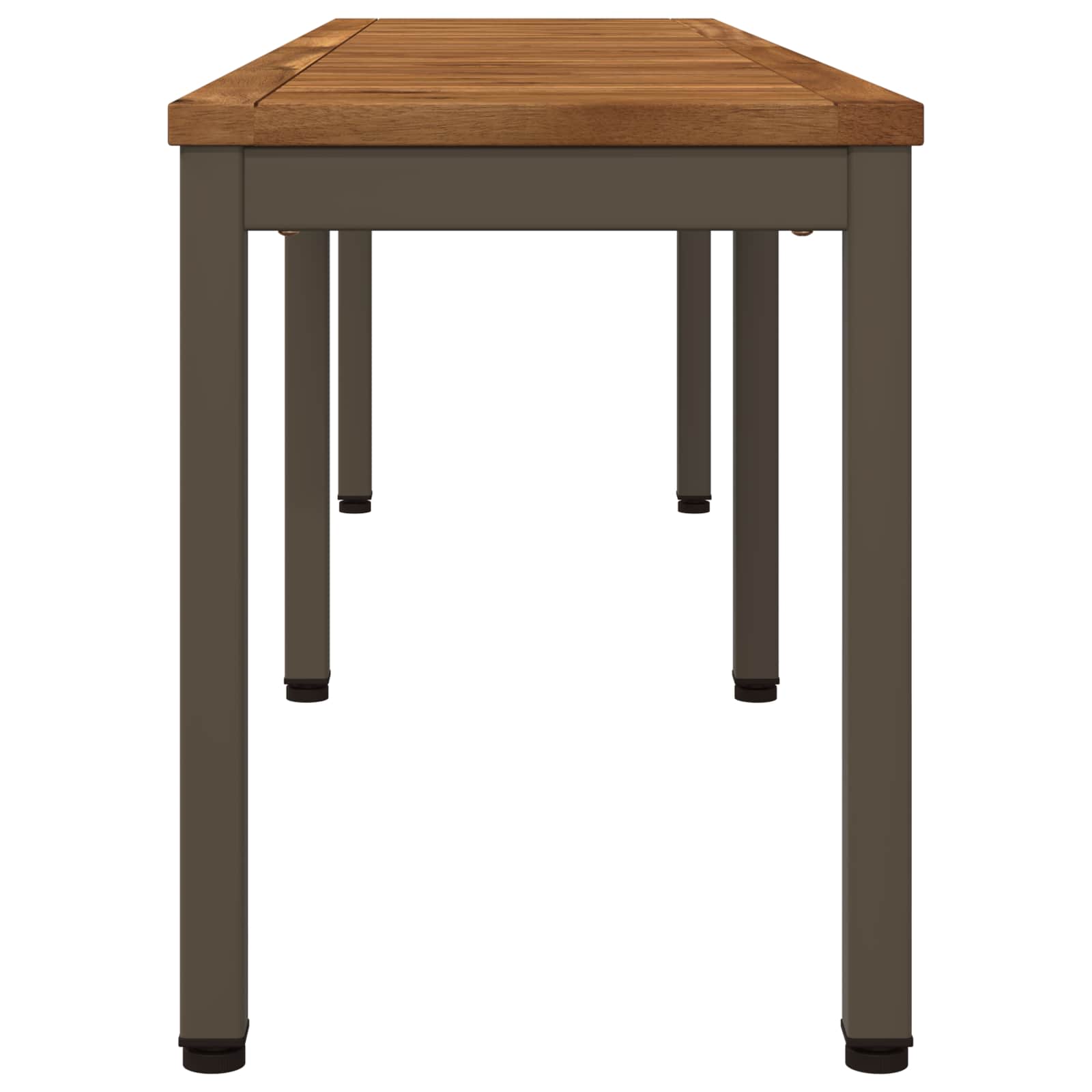 vidaXL Ławka ogrodowa 161 x 35 x 45 cm Lite Drewno Akacji Prostokątny