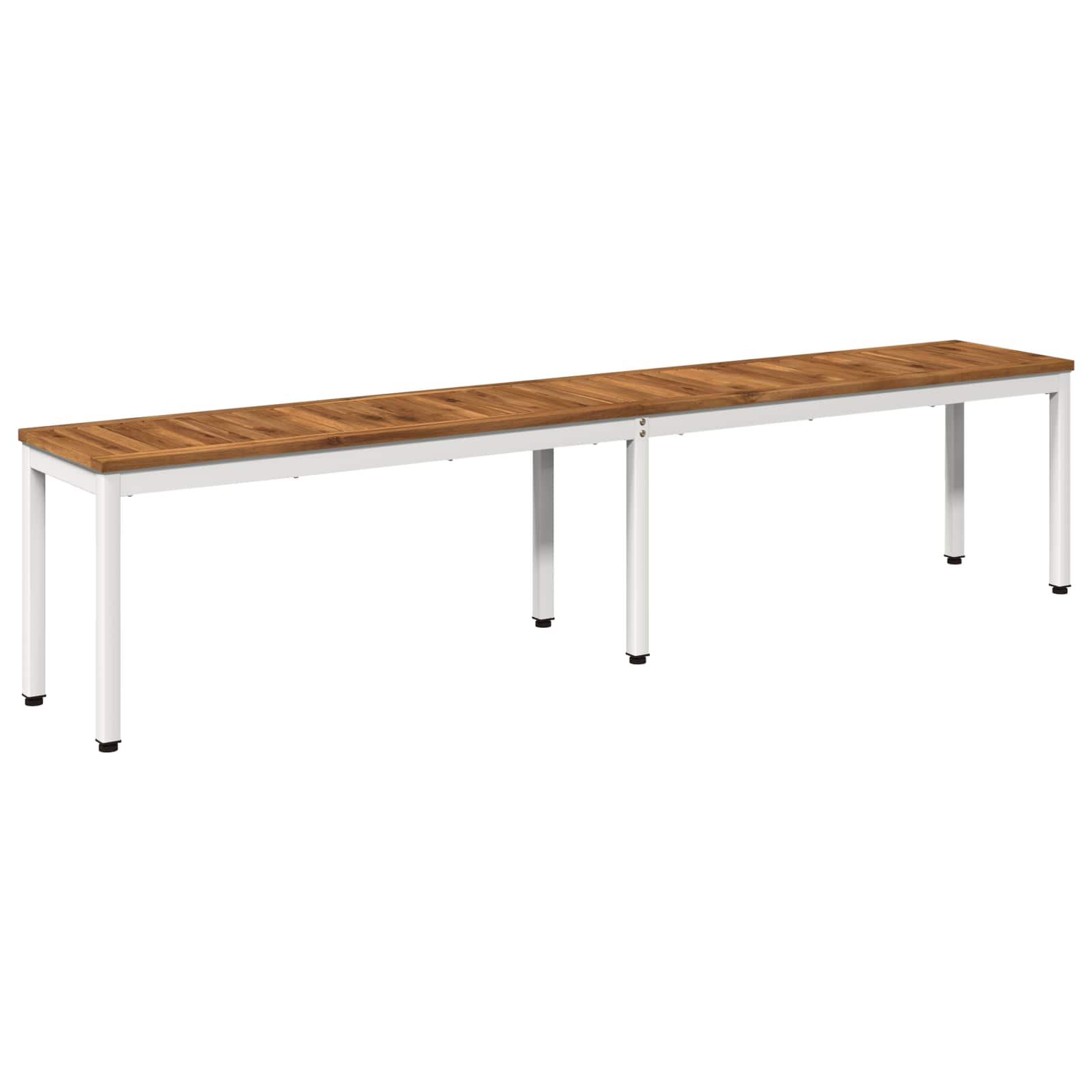 vidaXL Ławka ogrodowa 201 x 35 x 45 cm Lite Drewno Akacji Prostokątny