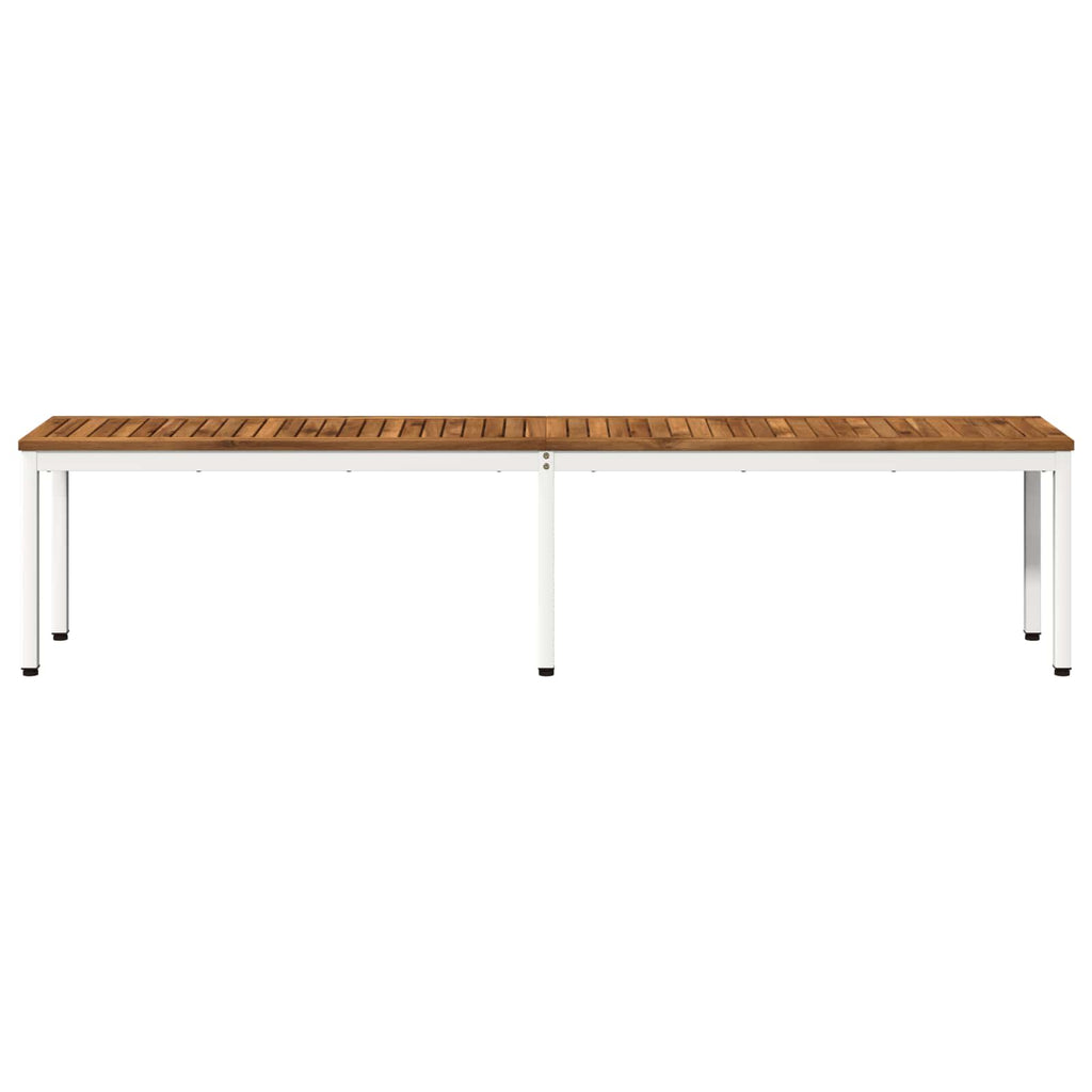 vidaXL Ławka ogrodowa 201 x 35 x 45 cm Lite Drewno Akacji Prostokątny