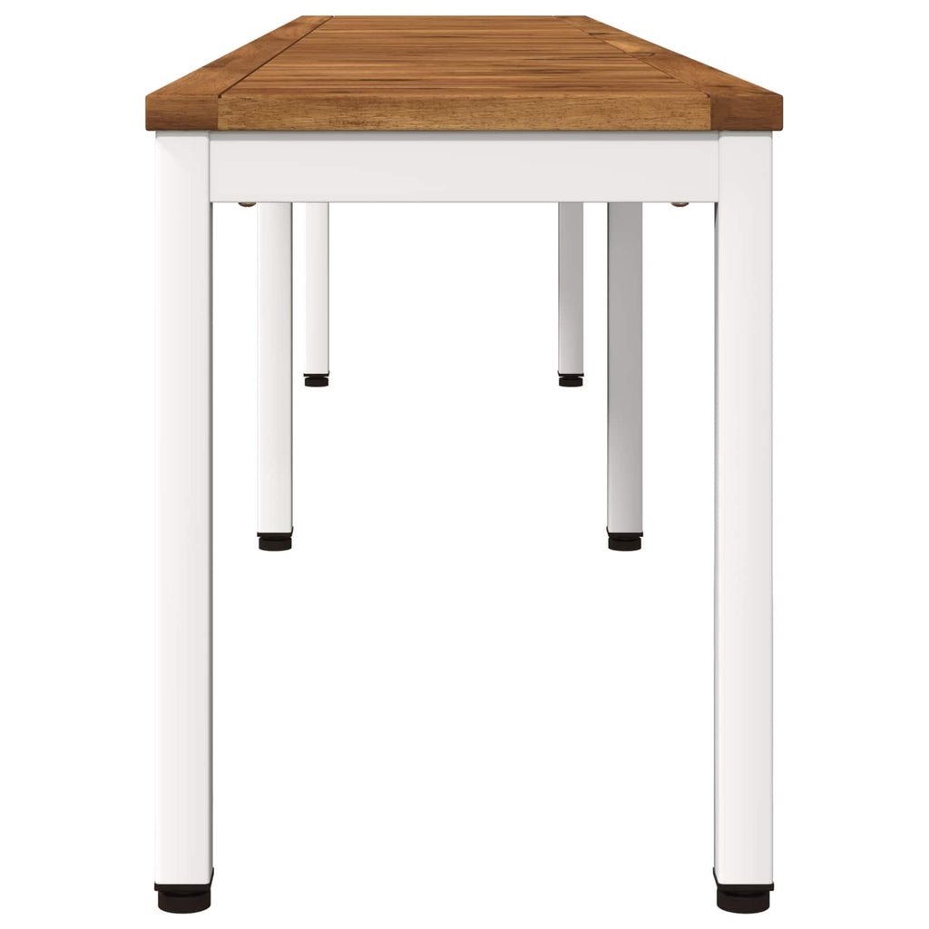 vidaXL Ławka ogrodowa 201 x 35 x 45 cm Lite Drewno Akacji Prostokątny