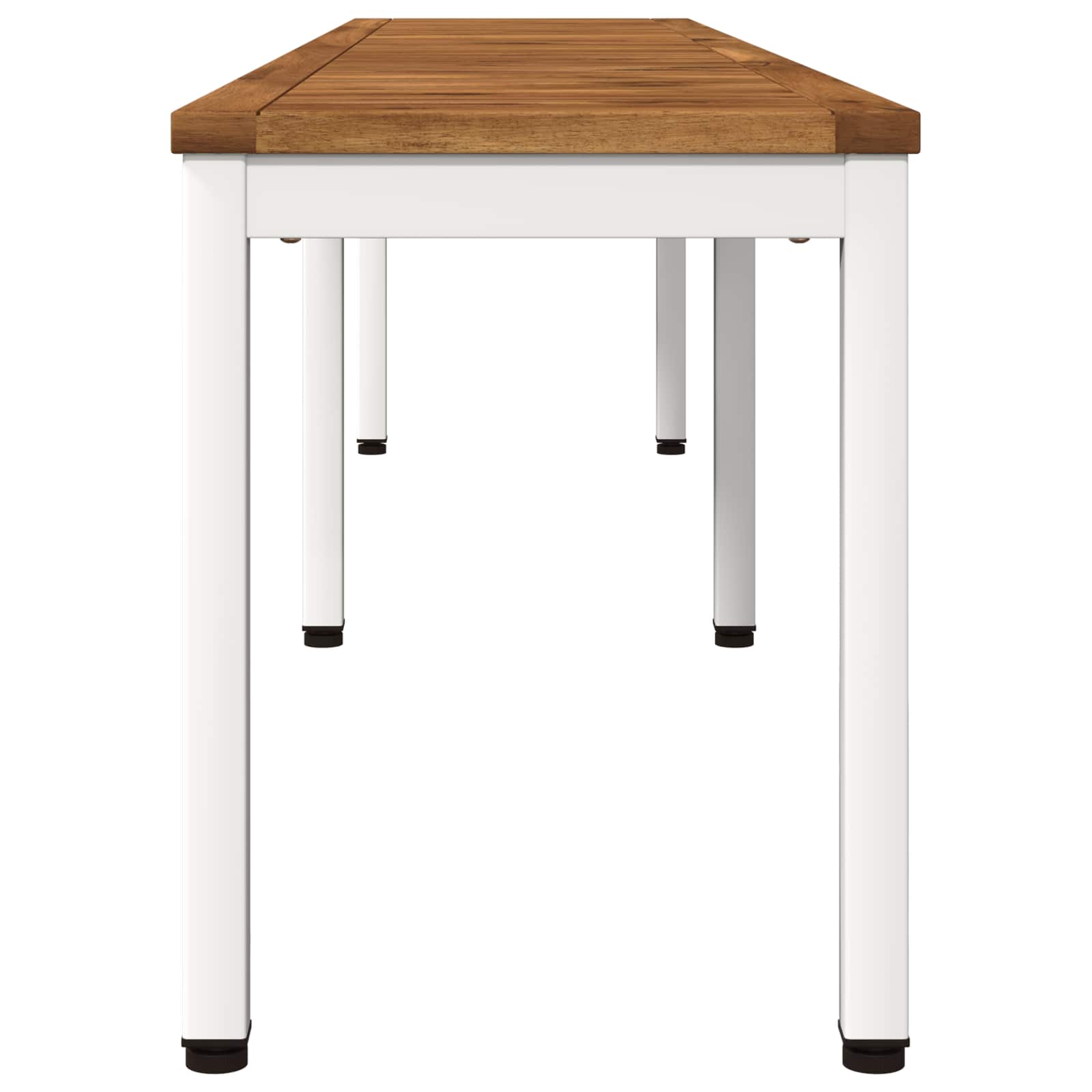 vidaXL Ławka ogrodowa 201 x 35 x 45 cm Lite Drewno Akacji Prostokątny