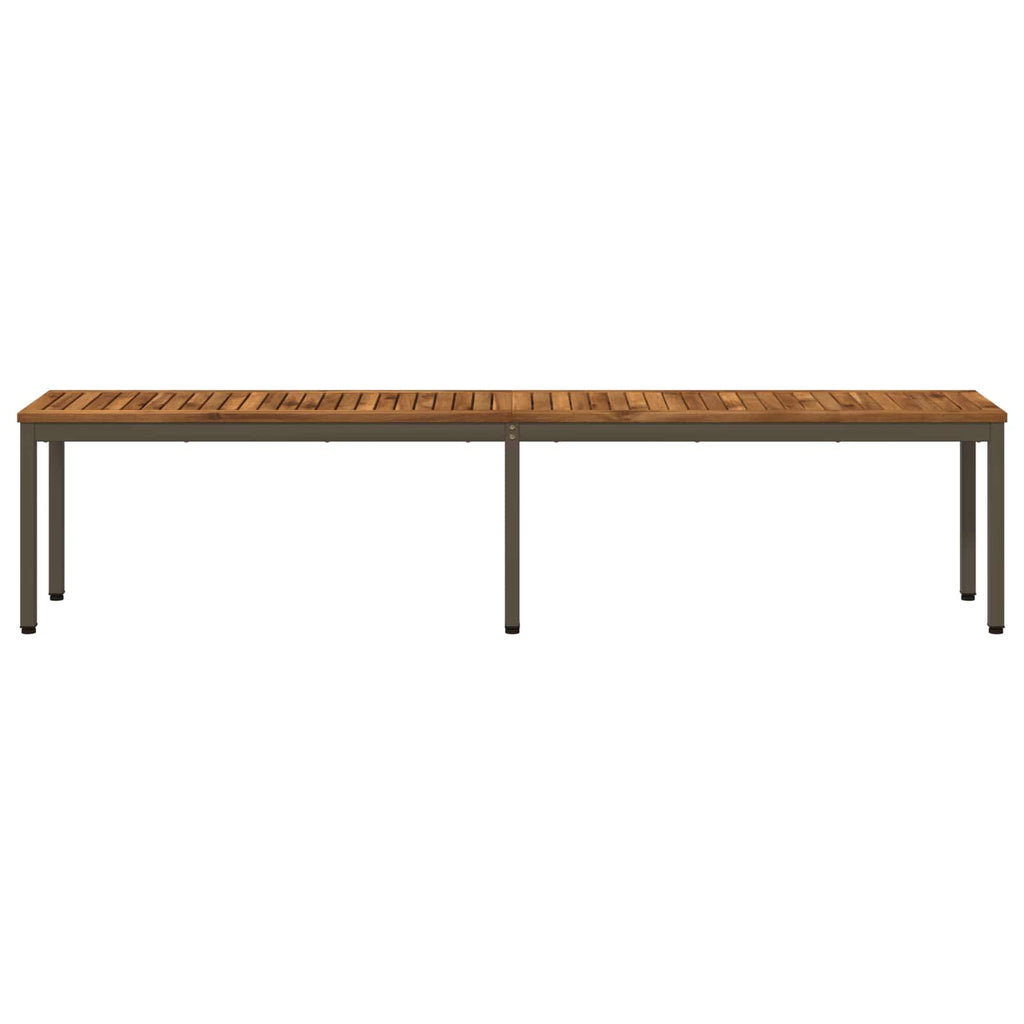 vidaXL Ławka ogrodowa 201 x 35 x 45 cm Lite Drewno Akacji Prostokątny