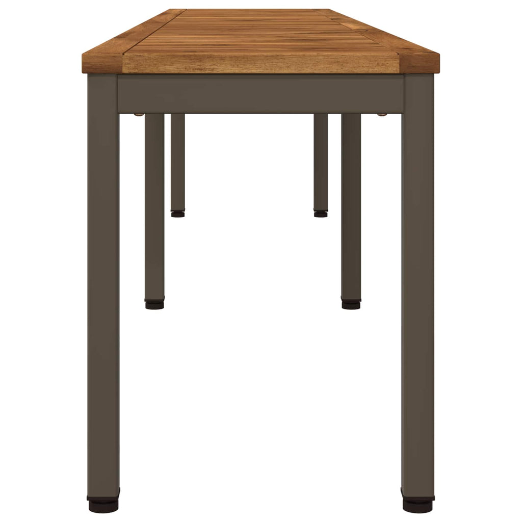 vidaXL Ławka ogrodowa 201 x 35 x 45 cm Lite Drewno Akacji Prostokątny