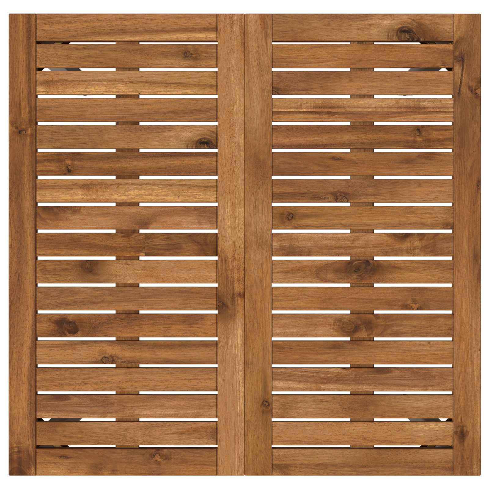 vidaXL Stół do kolacji w ogrodzie Naturalne i białe 70 x 68,5 x 75 cm