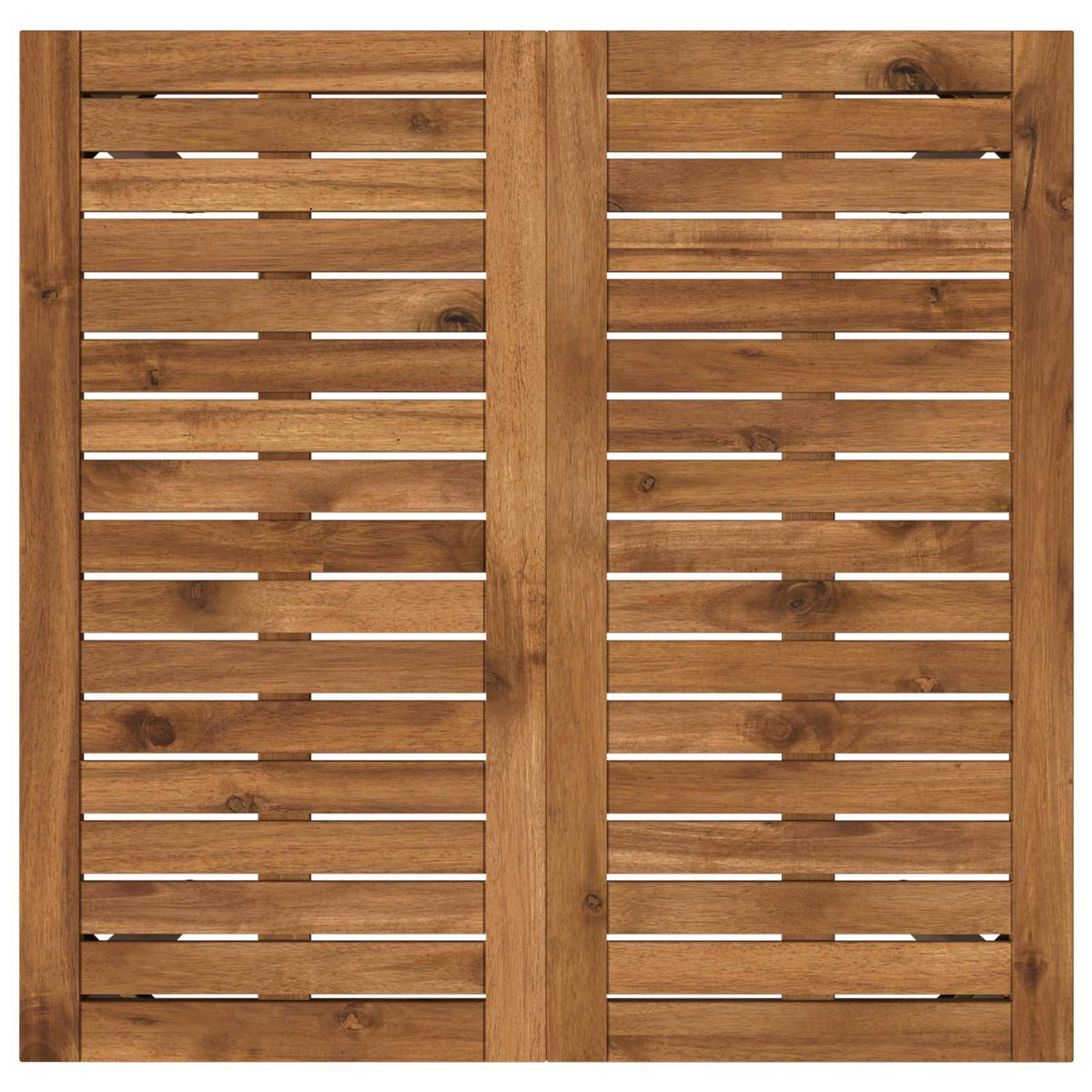vidaXL Stół do kolacji w ogrodzie Naturalny i kawowy 70 x 68,5 x 75 cm