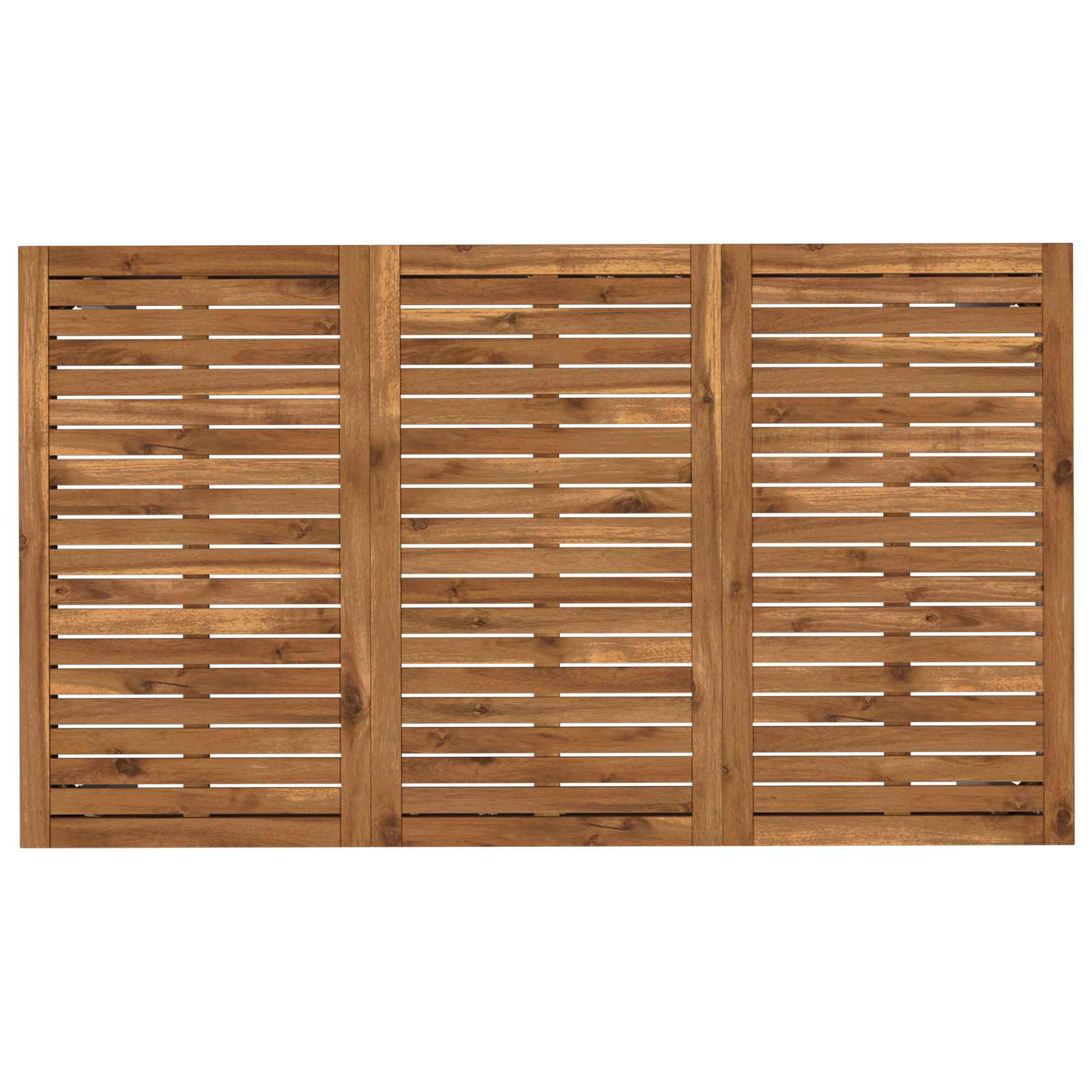 vidaXL Stół do kolacji w ogrodzie Naturalne i białe 141 x 80,5 x 75 cm