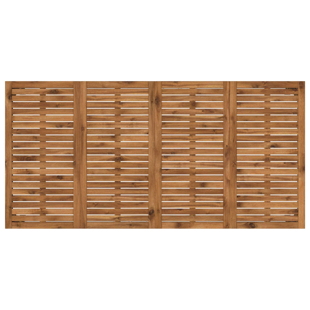 vidaXL Stół do kolacji w ogrodzie Naturalne i białe 180 x 88,5 x 75 cm