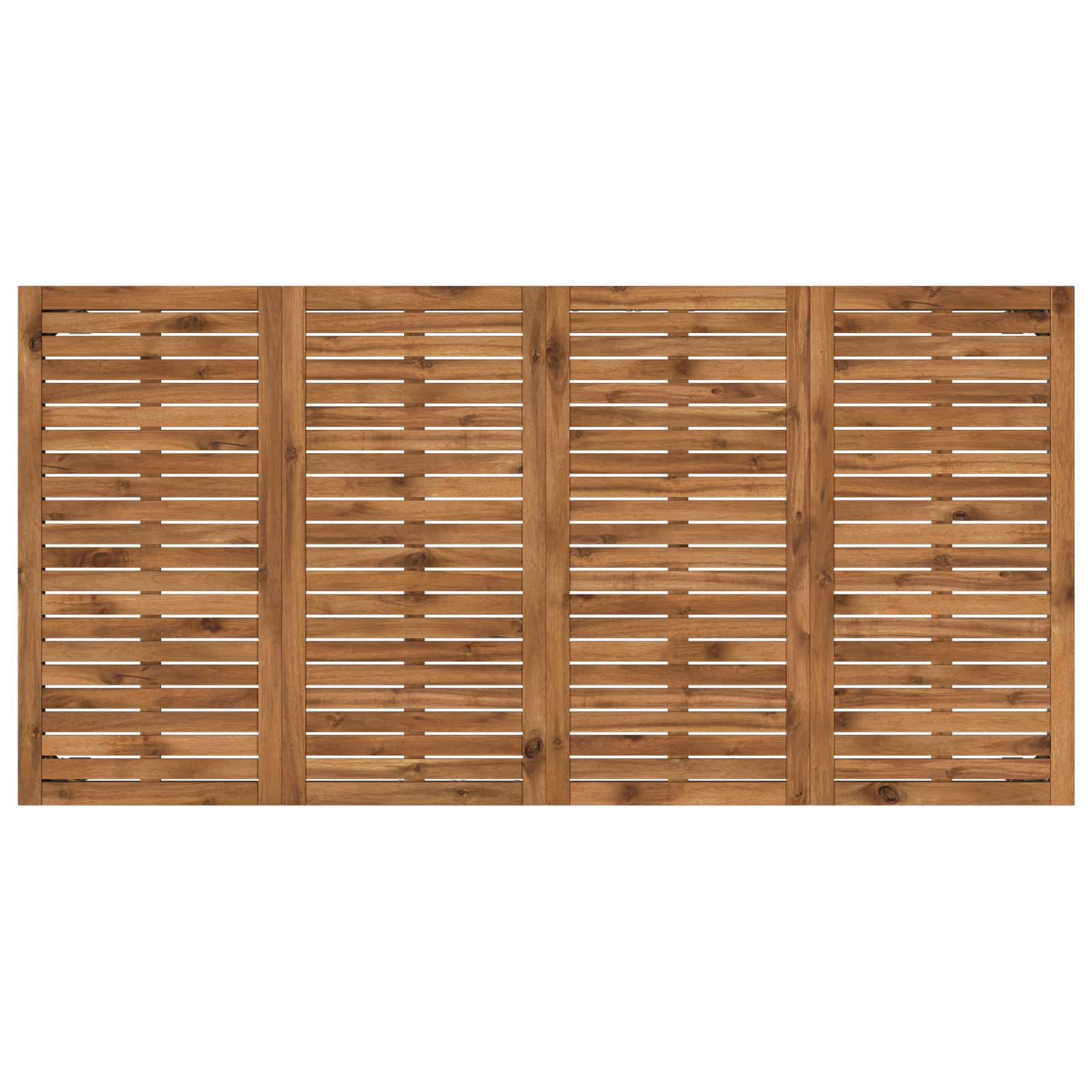 vidaXL Stół do kolacji w ogrodzie Naturalne i białe 180 x 88,5 x 75 cm