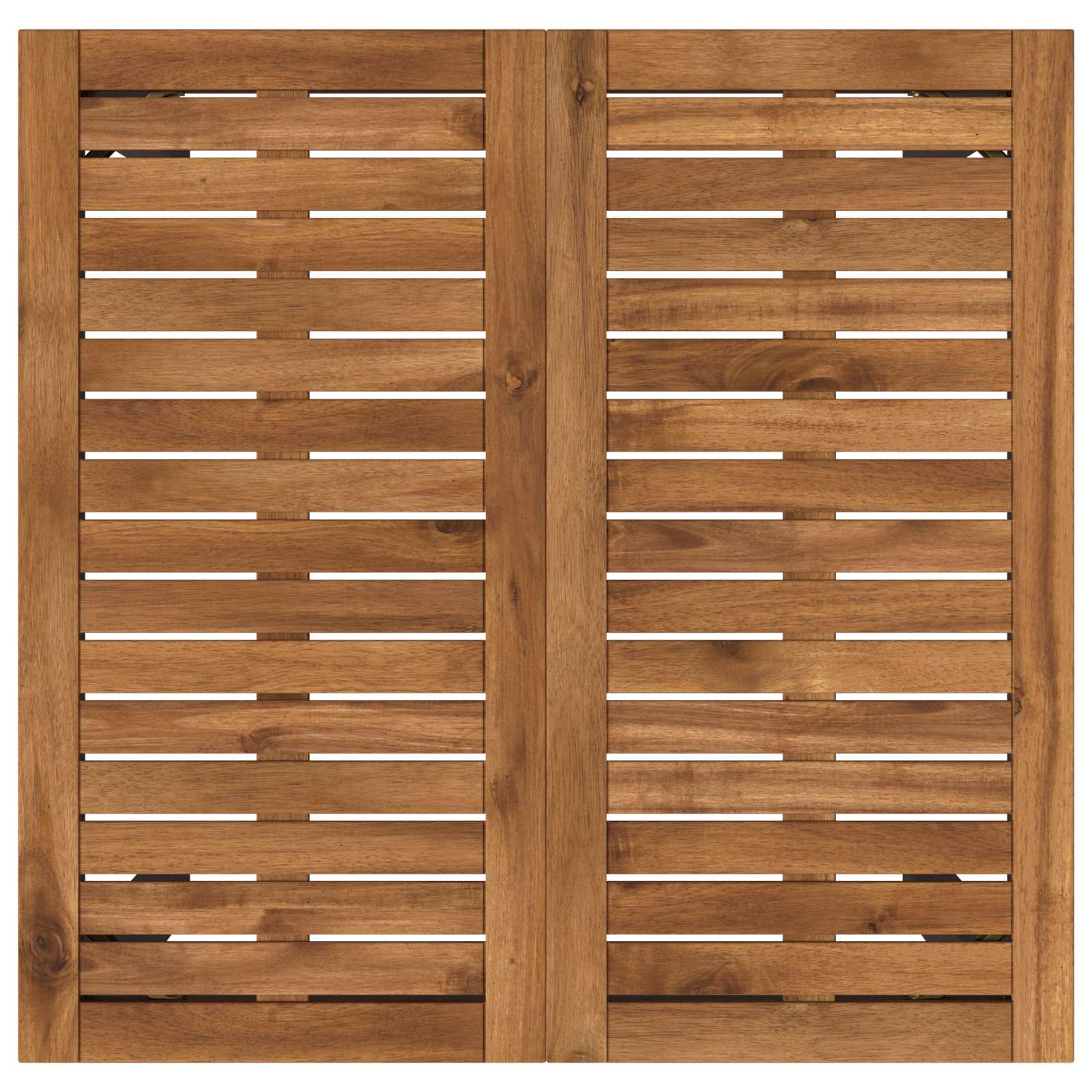 vidaXL Stół barowy ogrodowy Naturalny i czarny 70 x 68,5 x 105 cm