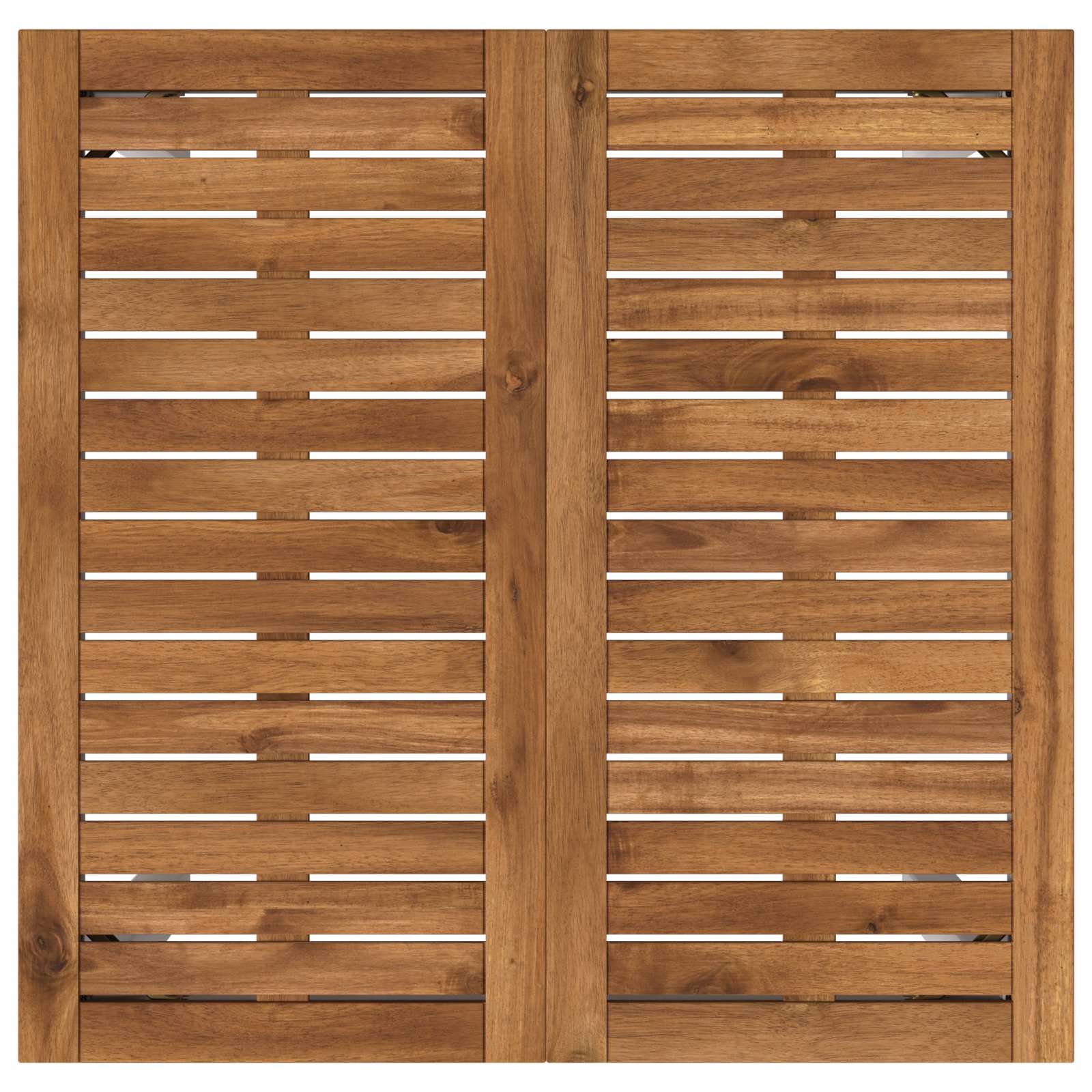 vidaXL Stół barowy ogrodowy Naturalne i białe 70 x 68,5 x 105 cm