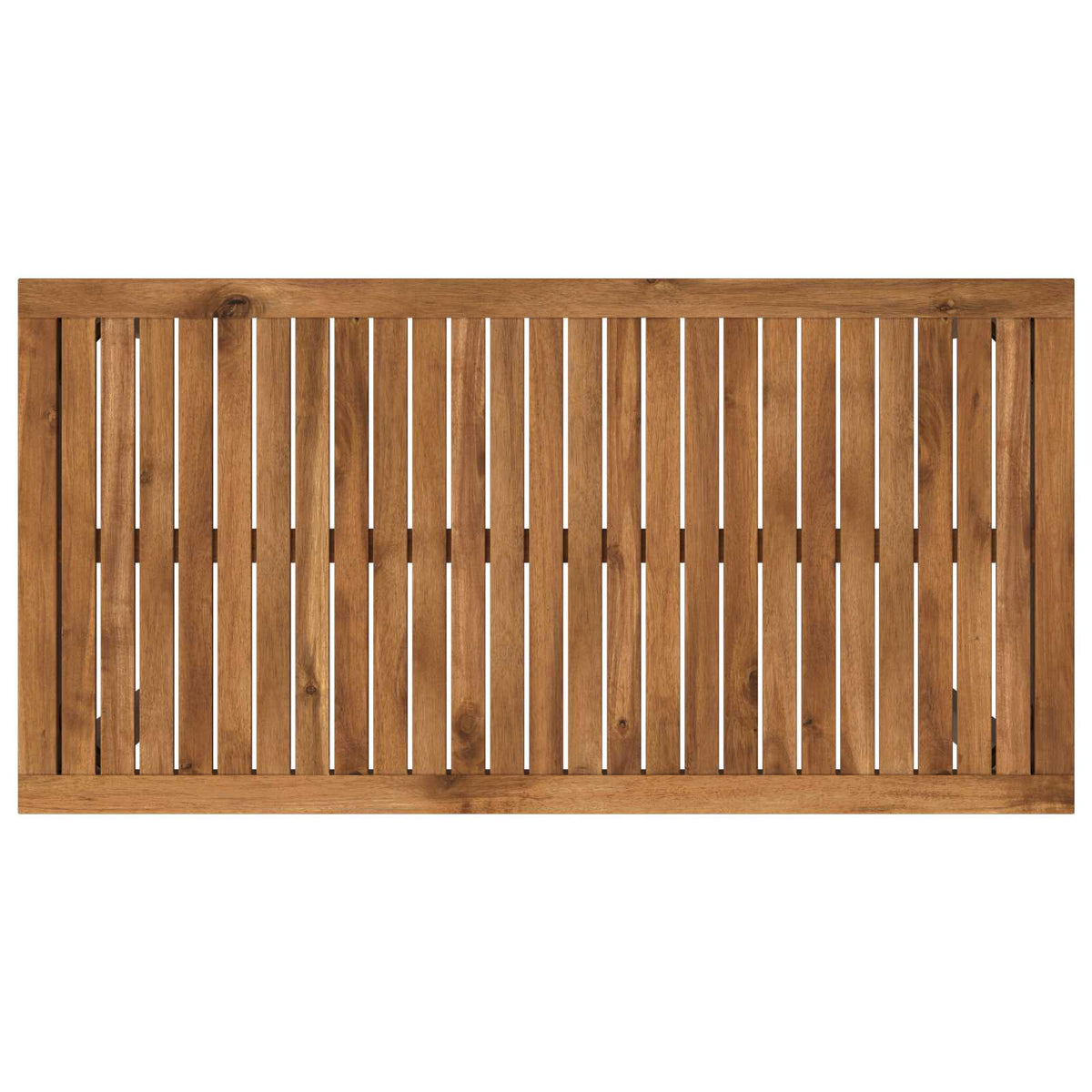 vidaXL Stół barowy ogrodowy Naturalny i kawowy 108,5 x 55 x 105 cm