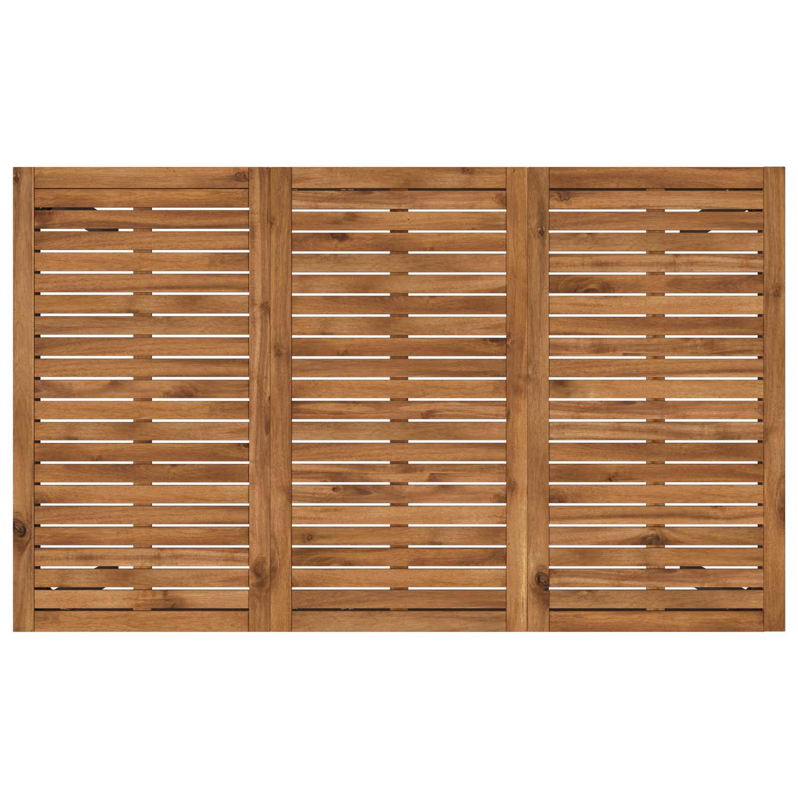 vidaXL Stół barowy ogrodowy Naturalny i czarny 147 x 88,5 x 105 cm