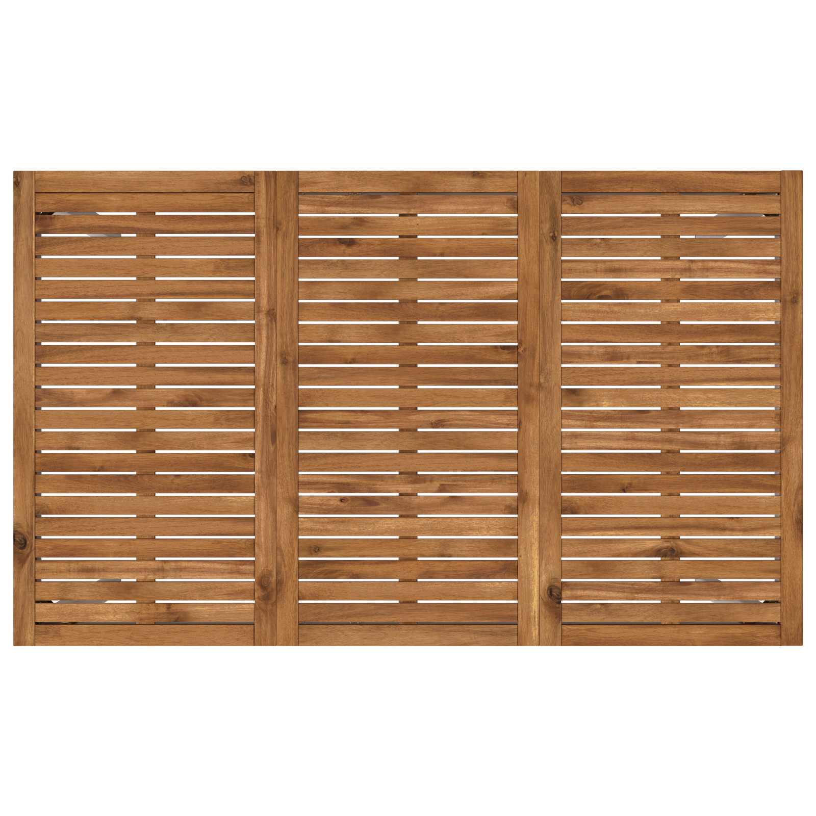 vidaXL Stół barowy ogrodowy Naturalne i białe 147 x 88,5 x 105 cm