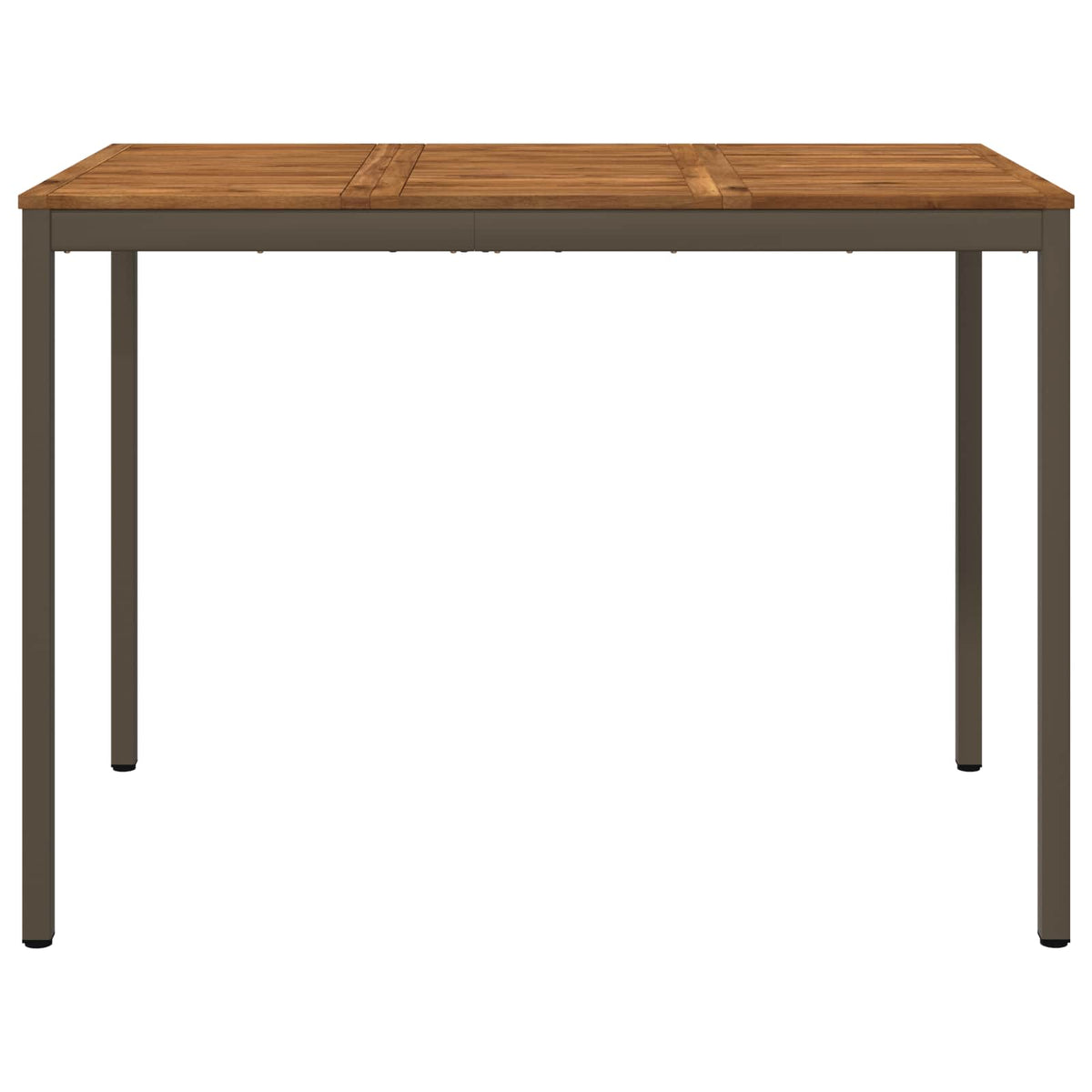 vidaXL Stół barowy ogrodowy Naturalny i kawowy 147 x 88,5 x 105 cm