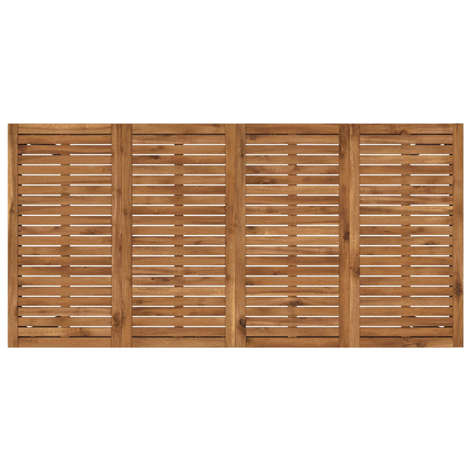 vidaXL Stół barowy ogrodowy Naturalny i czarny 180 x 88,5 x 105 cm