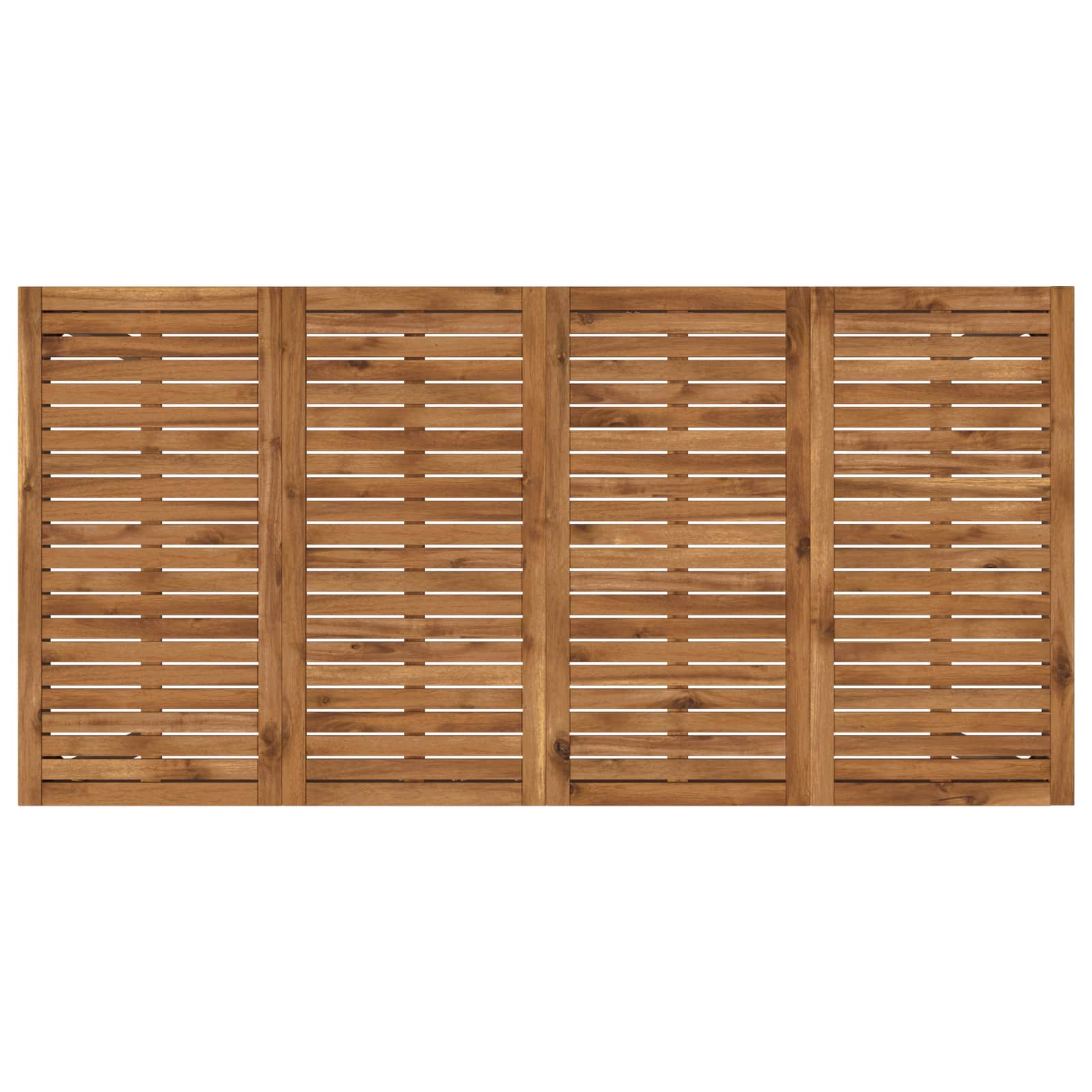 vidaXL Stół barowy ogrodowy Naturalny i kawowy 180 x 88,5 x 105 cm