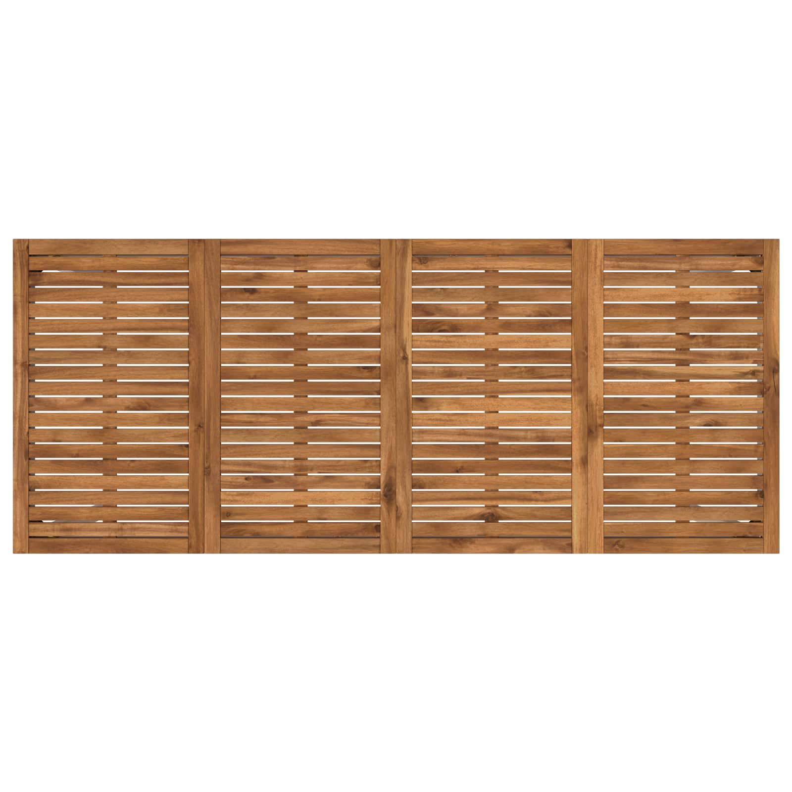 vidaXL Stół barowy ogrodowy Naturalne i białe 196 x 80,5 x 105 cm