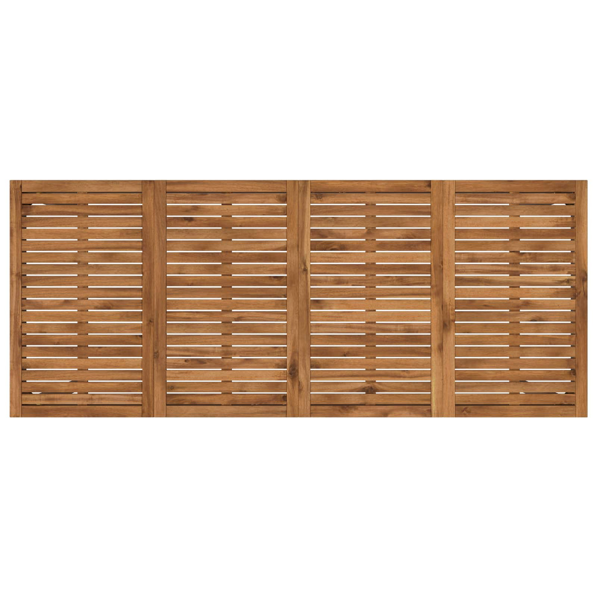 vidaXL Stół barowy ogrodowy Naturalny i kawowy 196 x 80,5 x 105 cm
