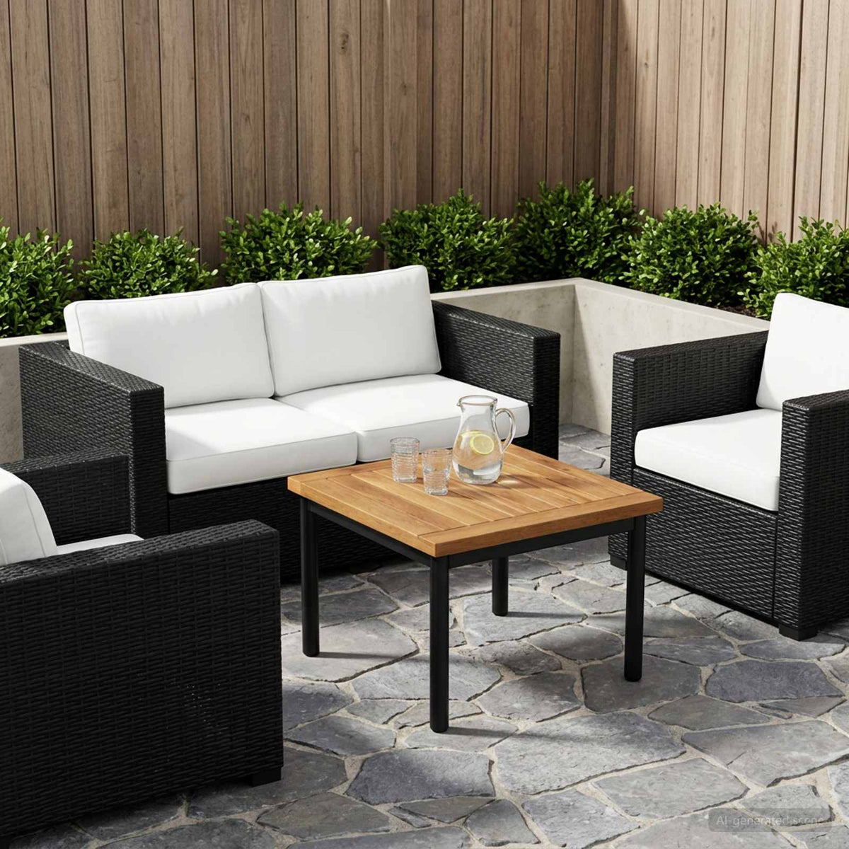vidaXL Blat stołu 40,5 x 40 x 2 cm Prostokątny Lite Drewno Akacji