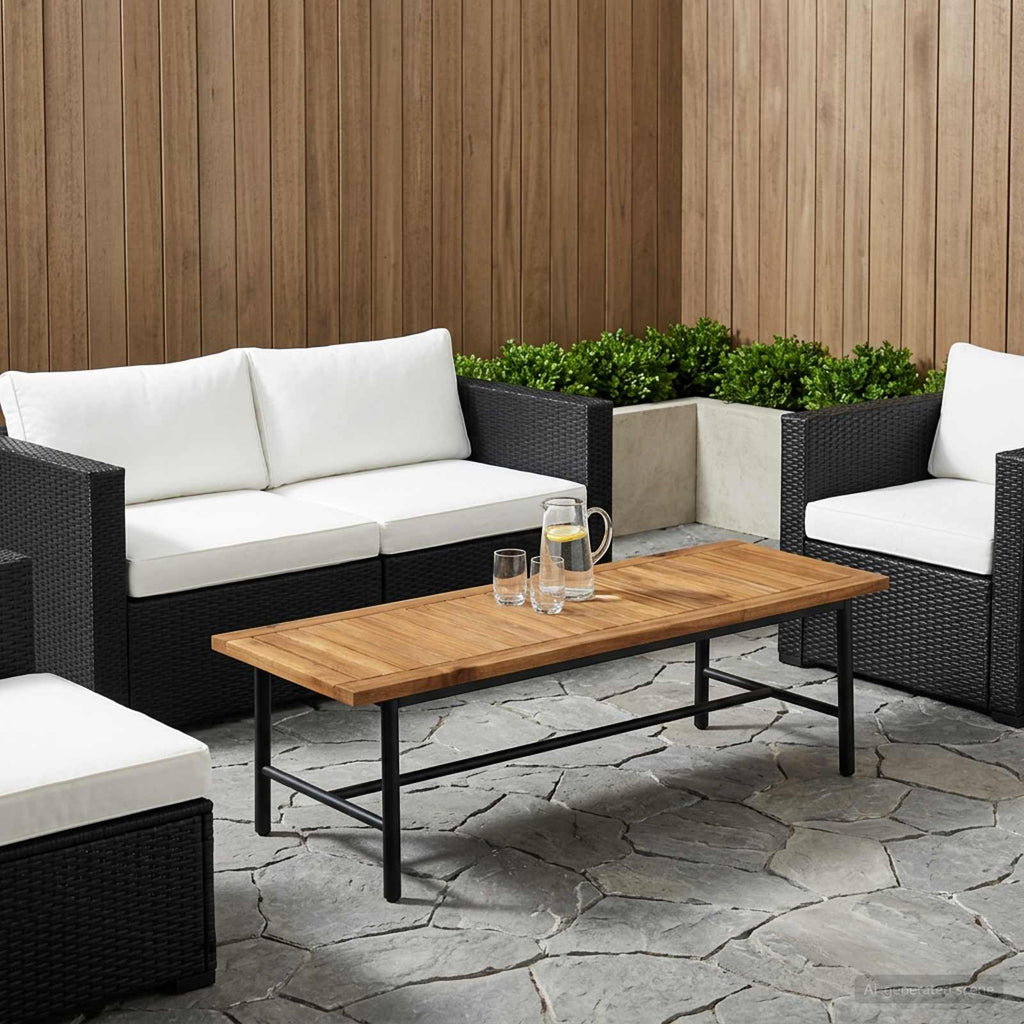 vidaXL Blat stołu 108,5 x 35 x 2 cm Prostokątny Lite Drewno Akacji