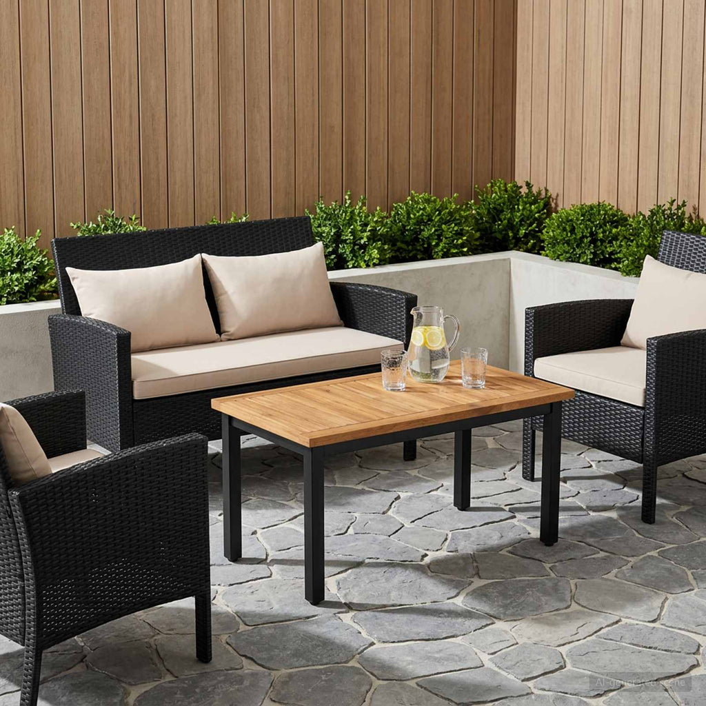 vidaXL Blat stołu 80,5 x 40 x 2 cm Prostokątny Lite Drewno Akacji