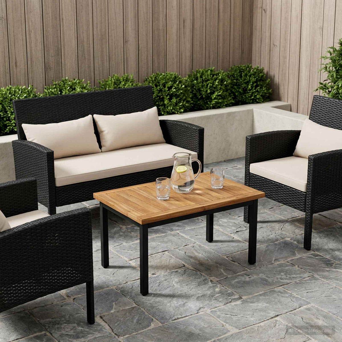 vidaXL Blat stołu 60,5 x 49 x 2 cm Prostokątny Lite Drewno Akacji