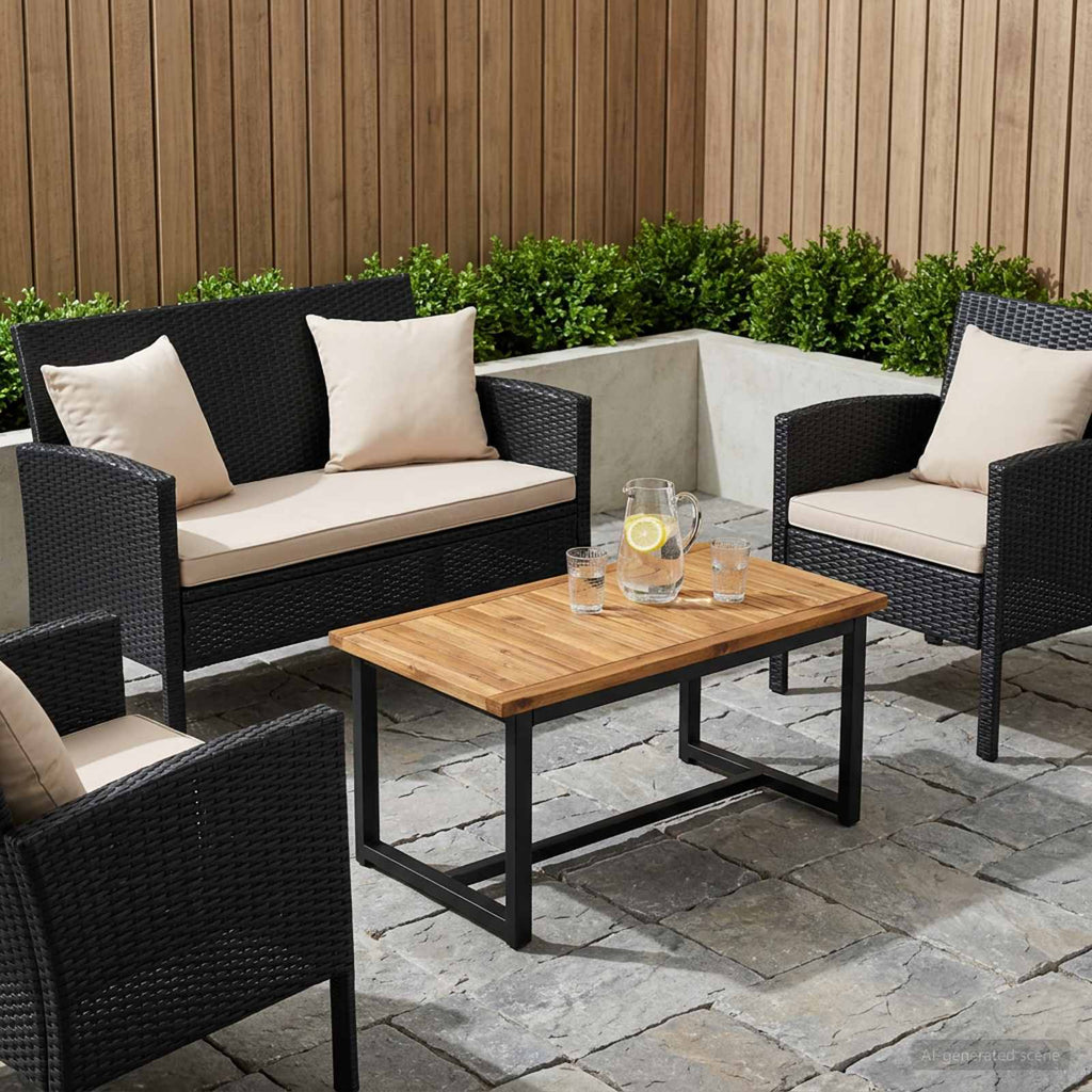 vidaXL Blat stołu 100,5 x 49 x 2 cm Prostokątny Lite Drewno Akacji